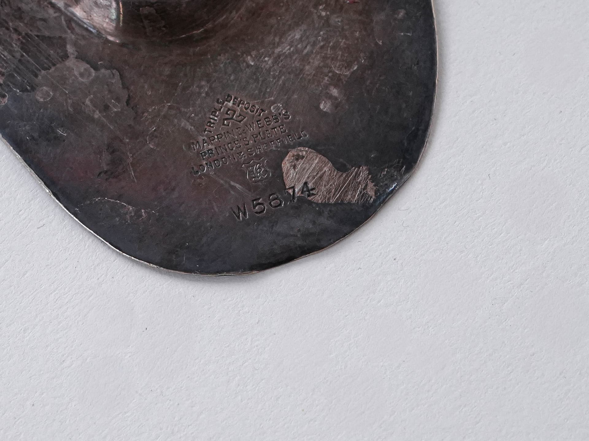 Patera, srebrny metal, Włochy, lata 60. - 292058