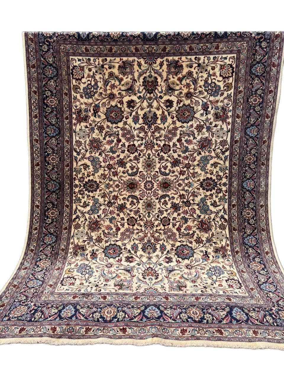 Dywan Keshan 340x250 cm, beżowy, wełna, Iran