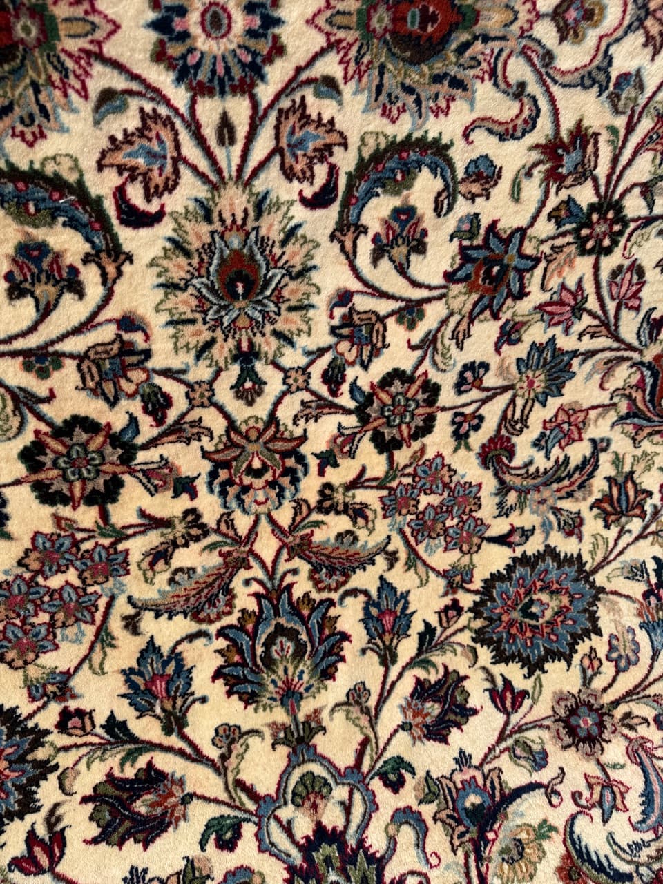 Dywan Keshan 340x250 cm, beżowy, wełna, Iran - 292089