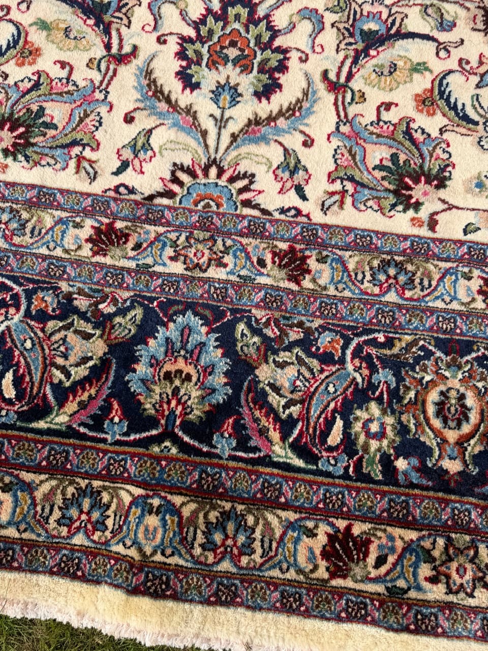 Dywan Keshan 340x250 cm, beżowy, wełna, Iran - 292092