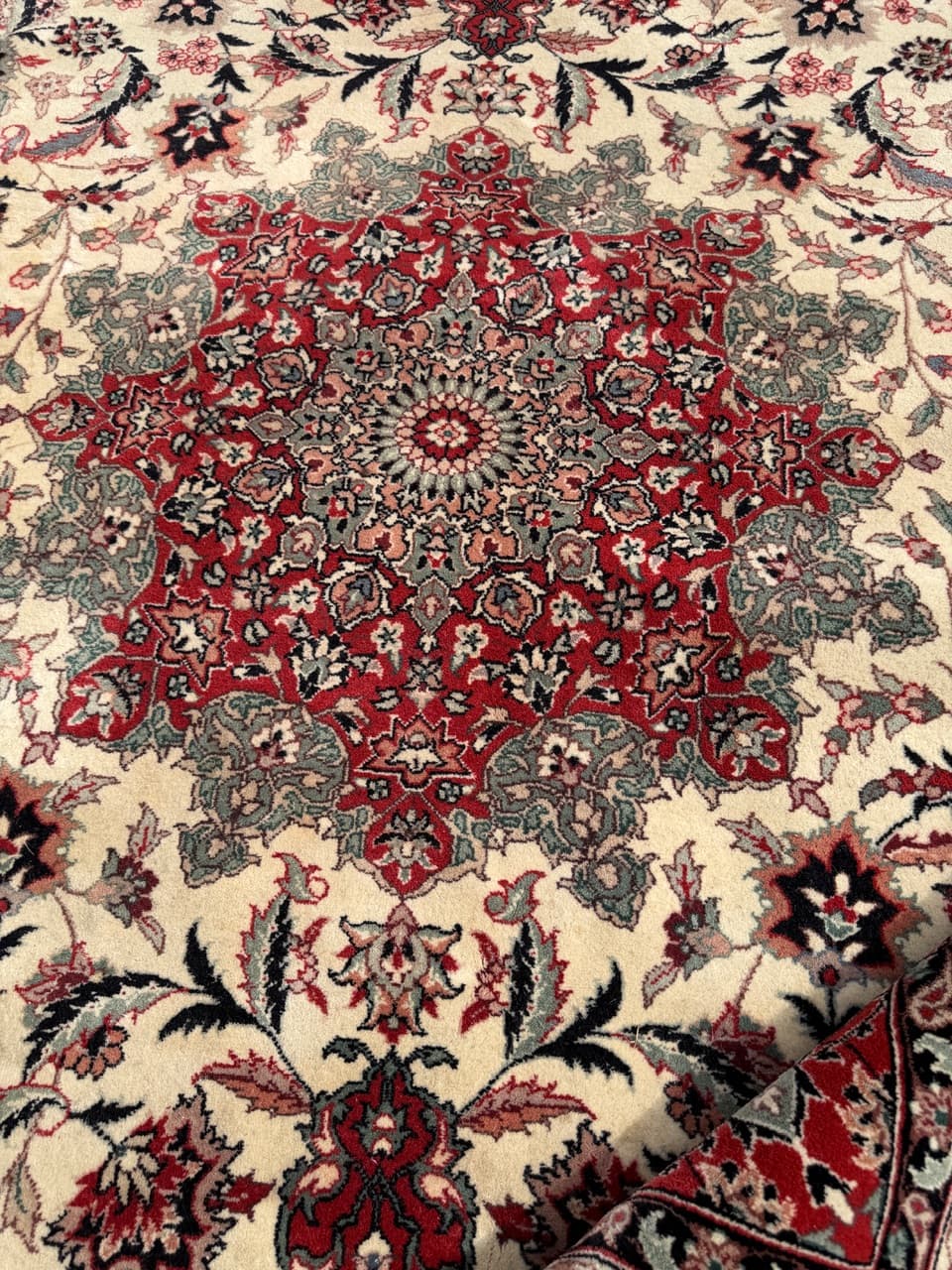 Dywan Ispahan 320x250 cm, czerwony, wełna, Iran - 292116