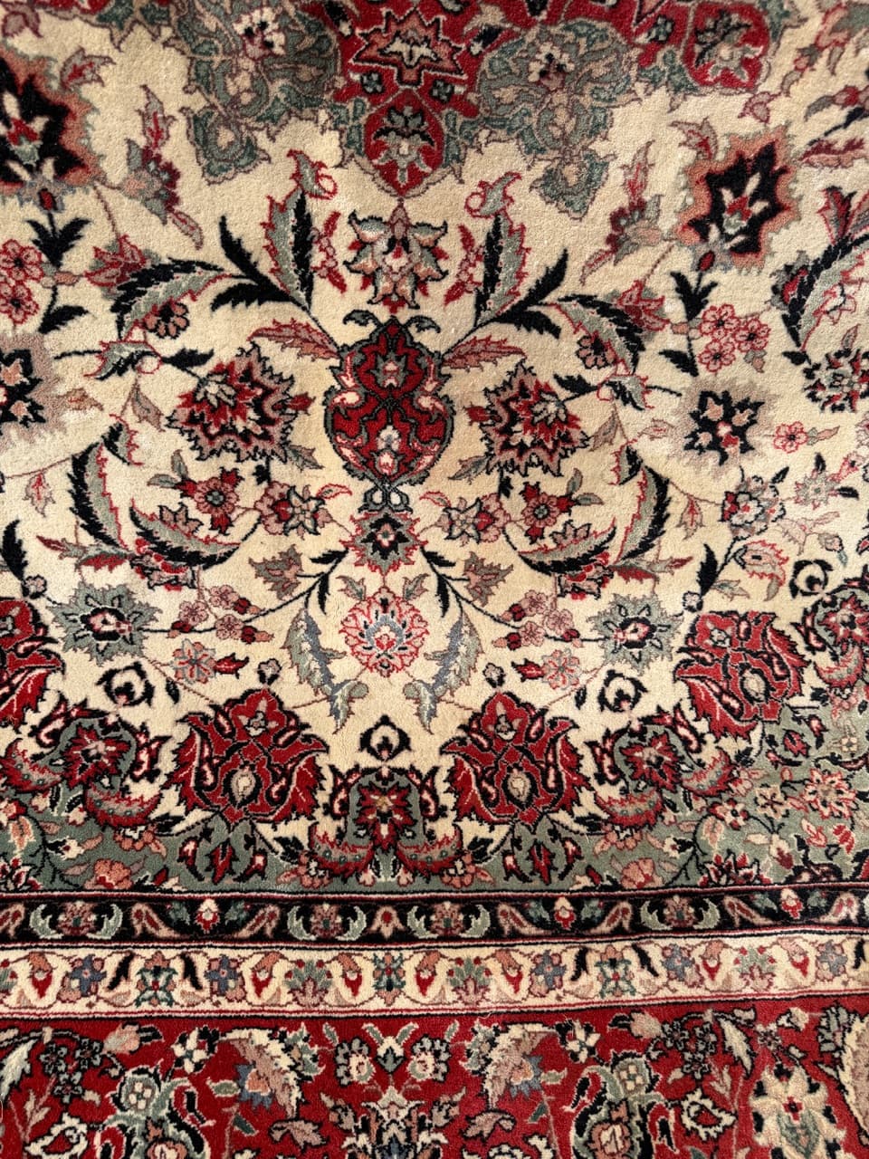 Dywan Ispahan 320x250 cm, czerwony, wełna, Iran - 292105