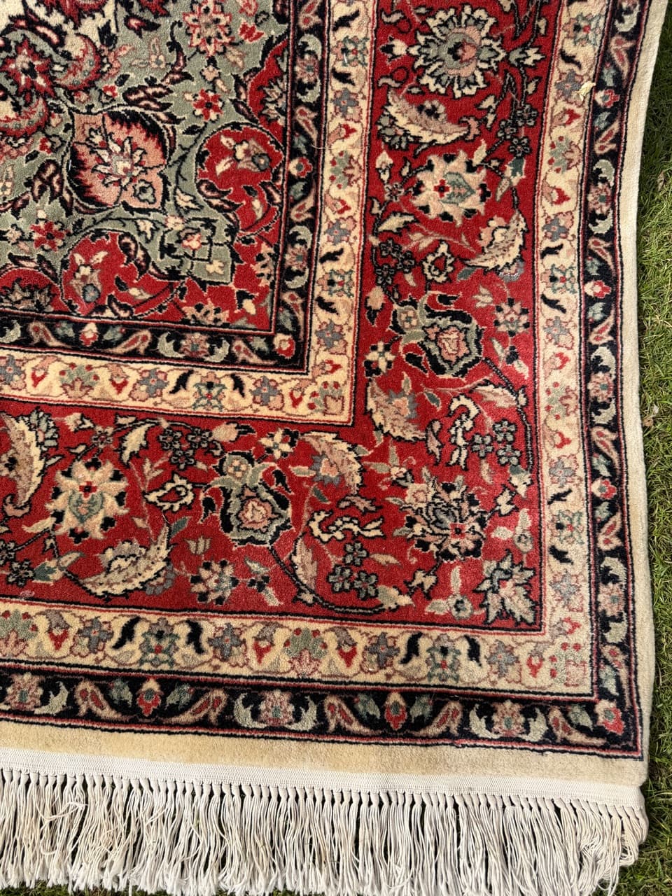 Dywan Ispahan 320x250 cm, czerwony, wełna, Iran - 292103