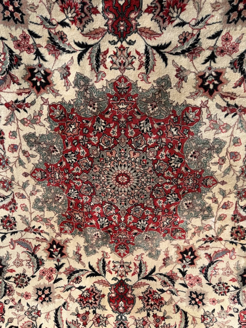 Dywan Ispahan 320x250 cm, czerwony, wełna, Iran - 292104