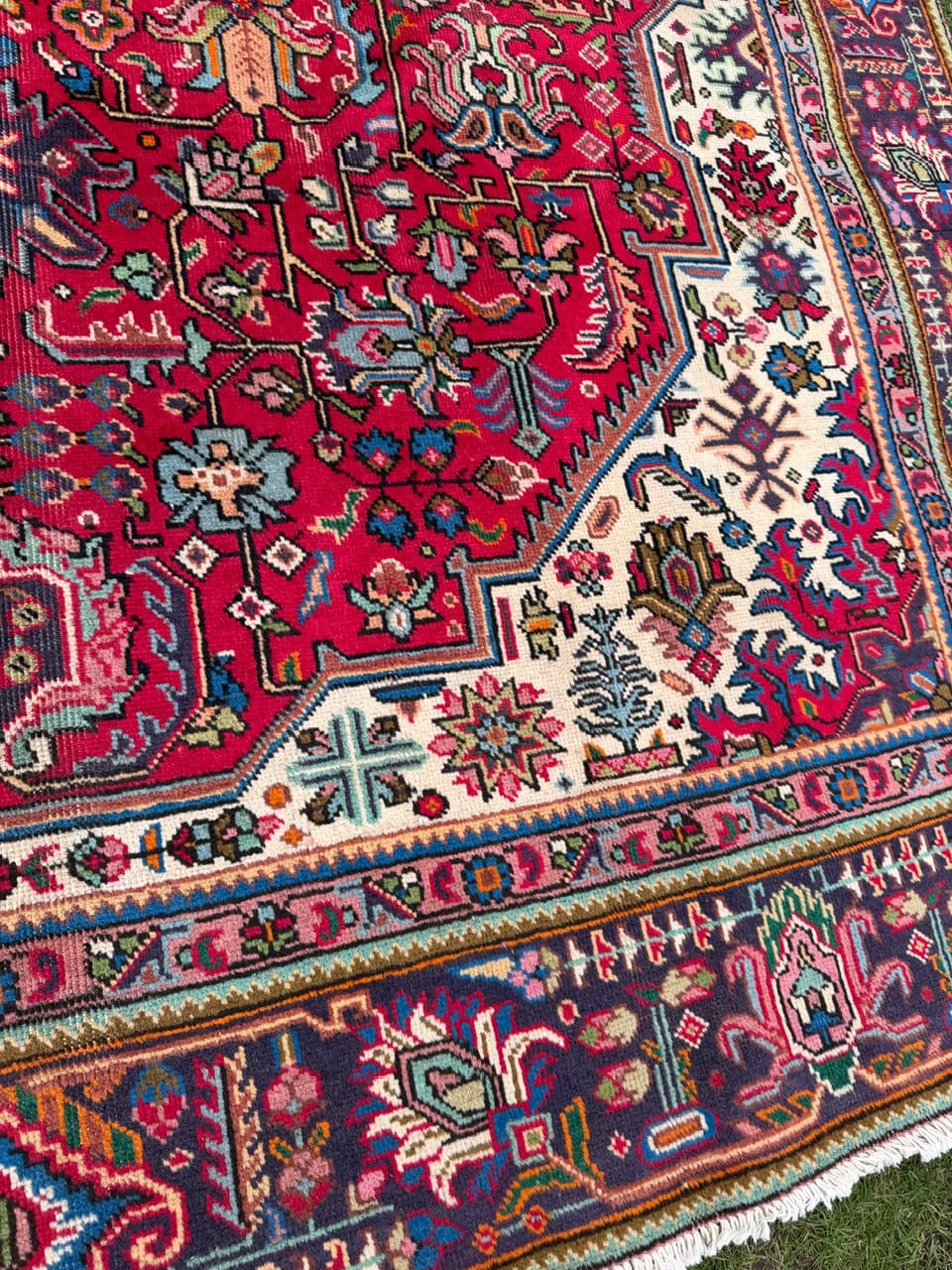 Dywan perski Tabriz 335x235 cm, multikolor, wełna, Iran - 292129