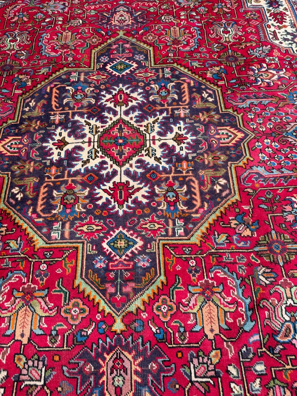 Dywan perski Tabriz 335x235 cm, multikolor, wełna, Iran - 292130