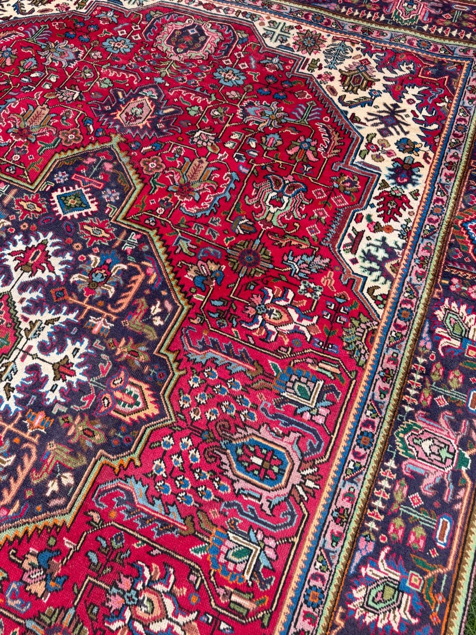 Dywan perski Tabriz 335x235 cm, multikolor, wełna, Iran - 292131