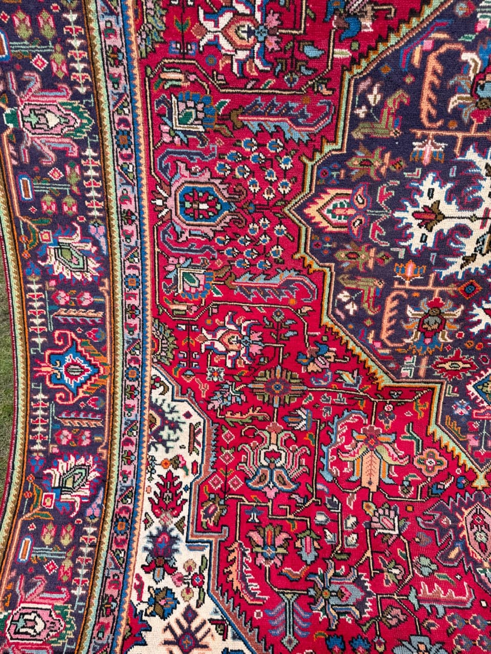 Dywan perski Tabriz 335x235 cm, multikolor, wełna, Iran - 292122