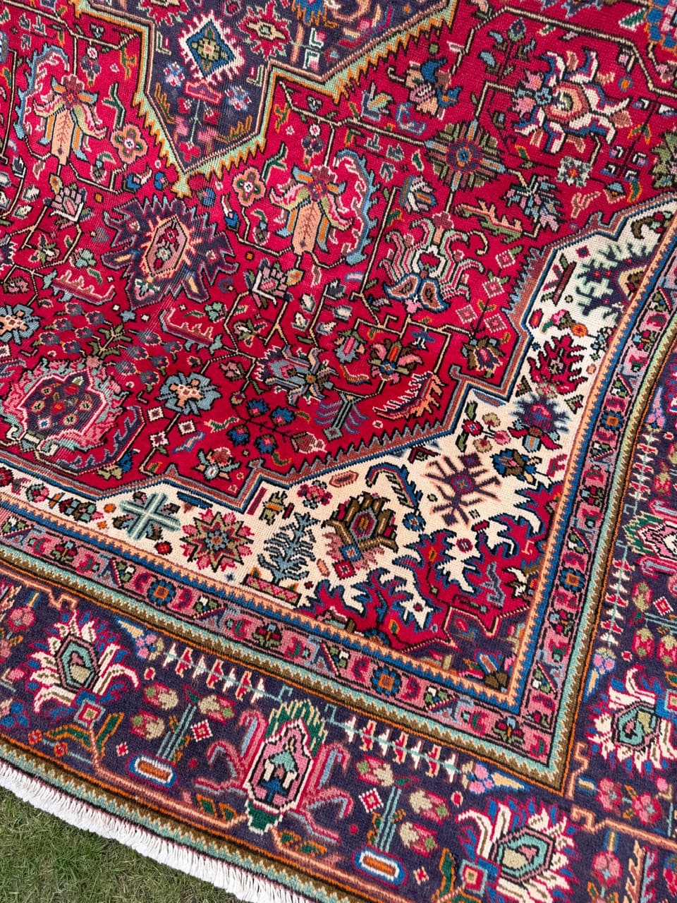 Dywan perski Tabriz 335x235 cm, multikolor, wełna, Iran - 292118