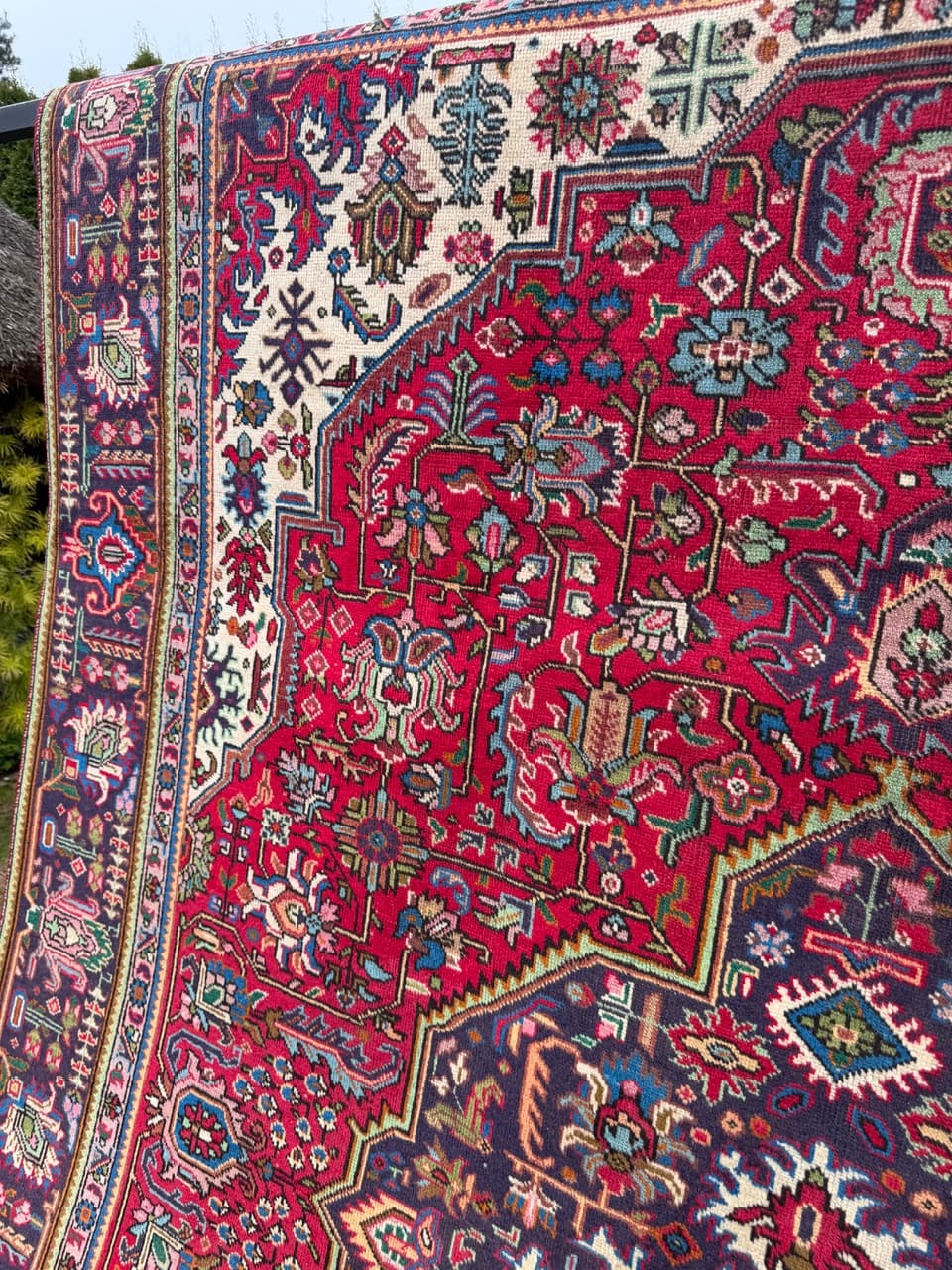 Dywan perski Tabriz 335x235 cm, multikolor, wełna, Iran - 292120