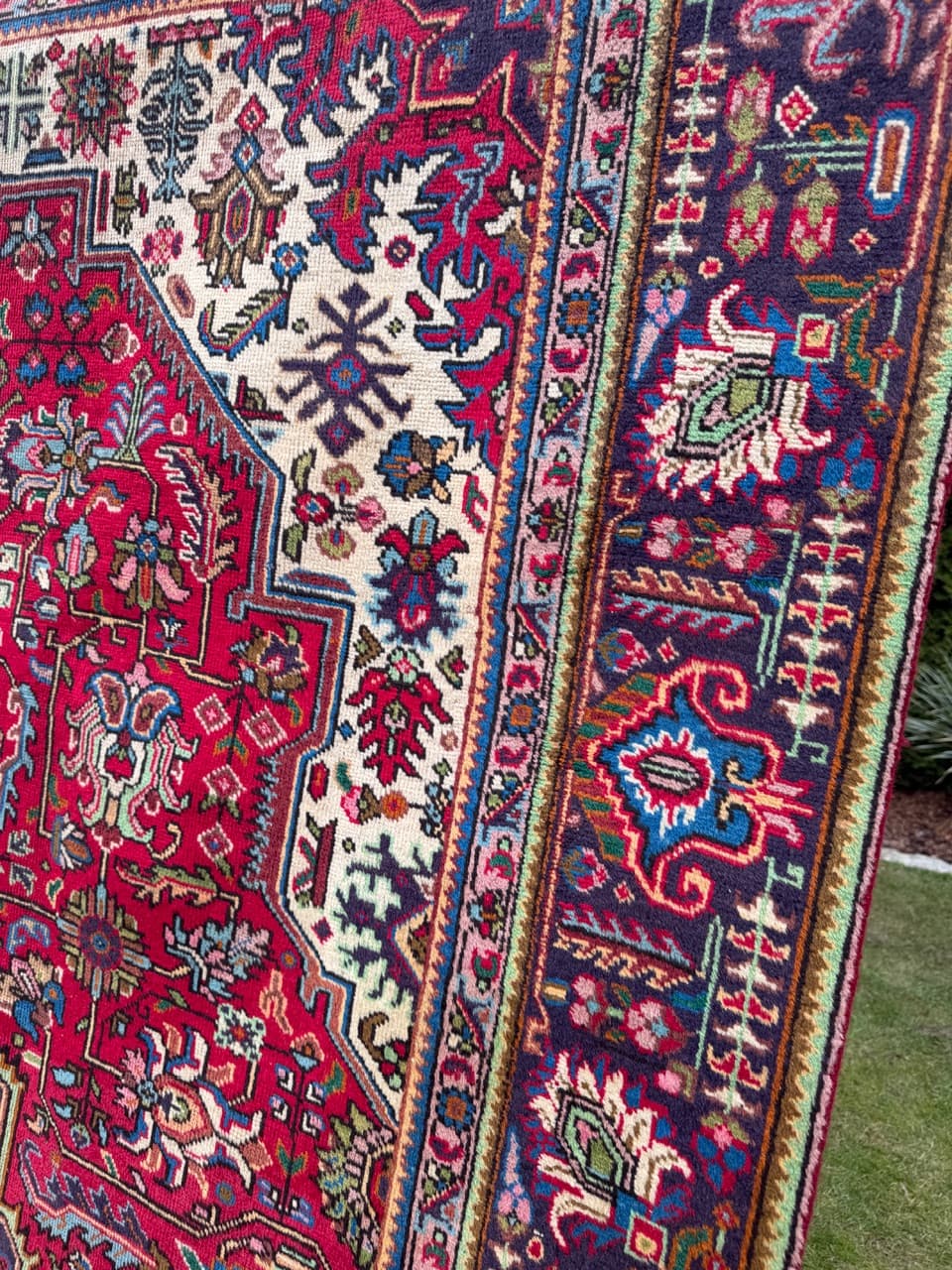 Dywan perski Tabriz 335x235 cm, multikolor, wełna, Iran - 292125