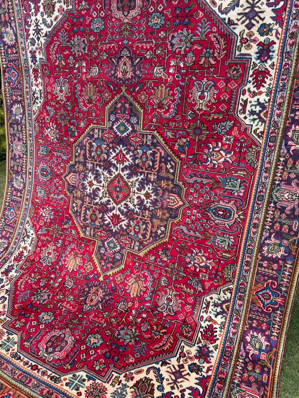 Dywan perski Tabriz 335x235 cm, multikolor, wełna, Iran - 292124