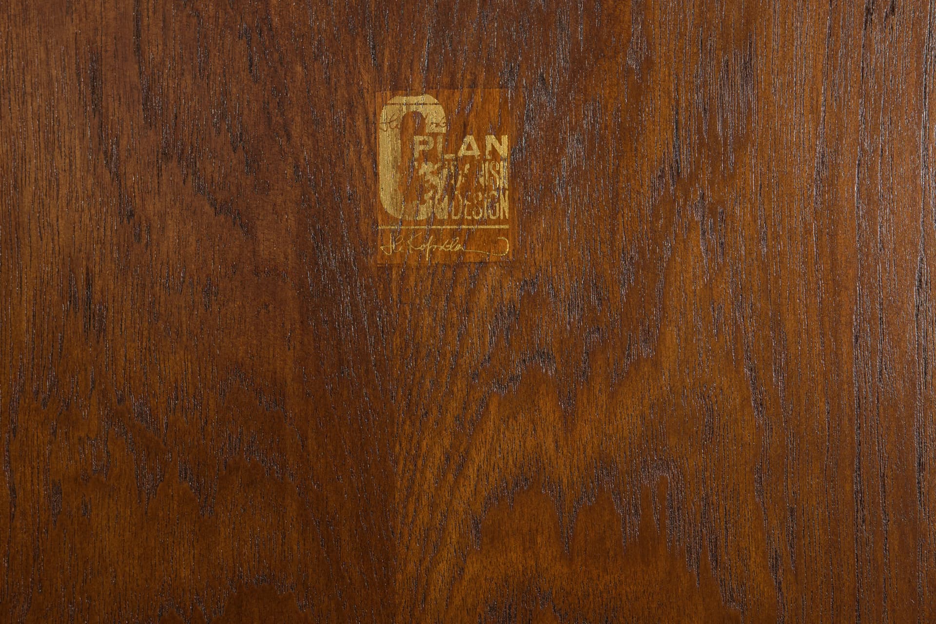 Szafa dwudrzwiowa, teak brązowy, palisander brązowy, proj. I. Kofod-Larsen, G-Plan, Wielka Brytania, lata 60. - 292235