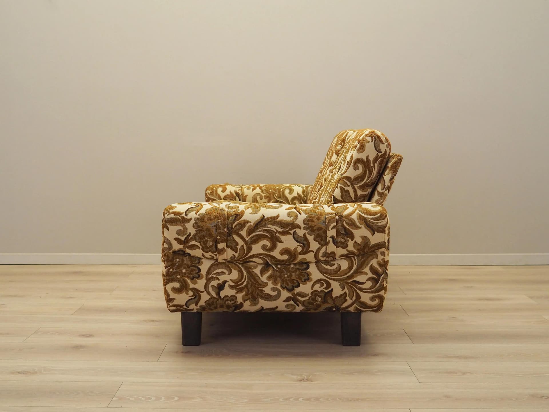 Sofa dwuosobowa, duński design, multikolor, tkanina, Dania, lata 60. - 21703