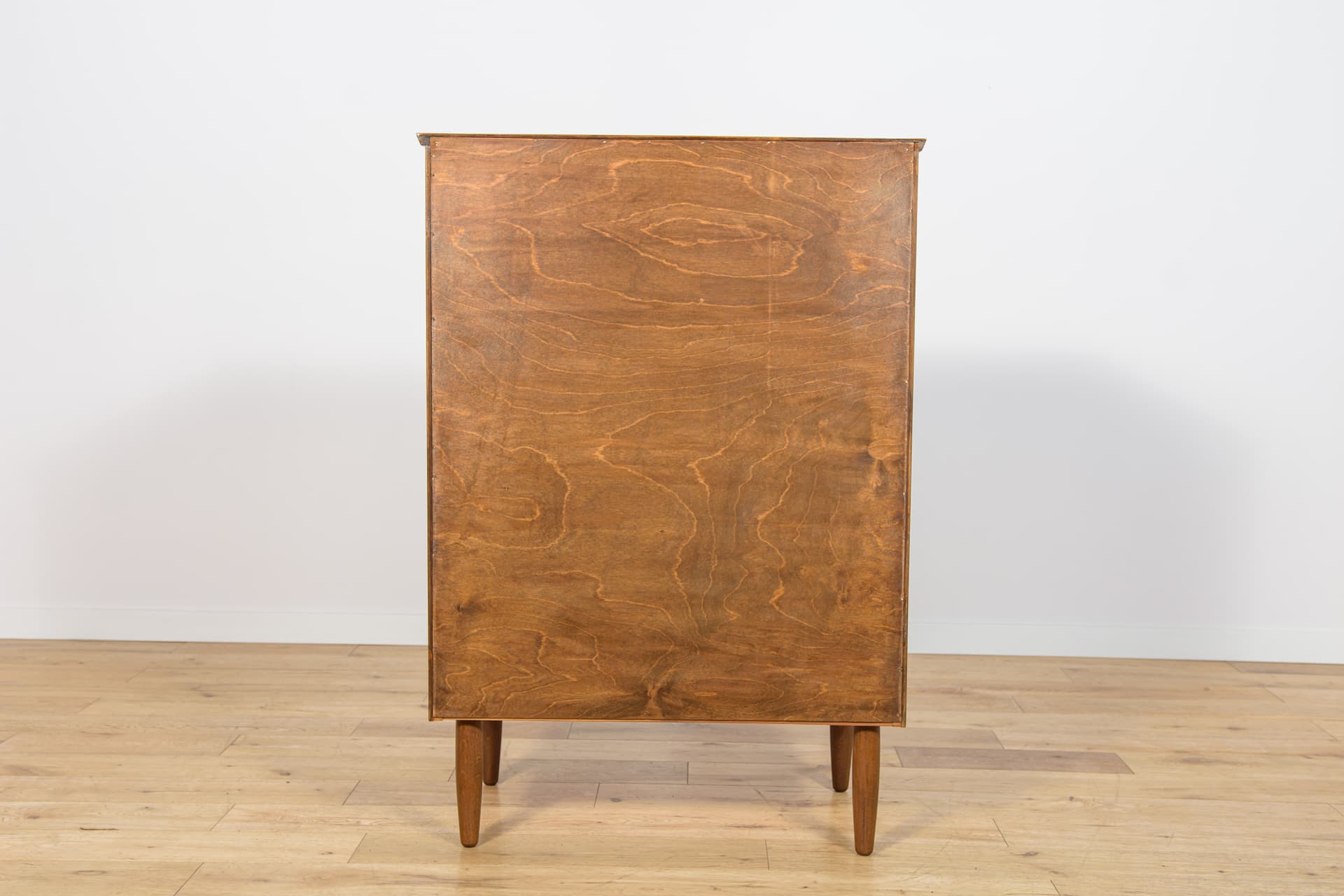 Komoda, teak brązowy czerwony, Dania, lata 60. - 292317