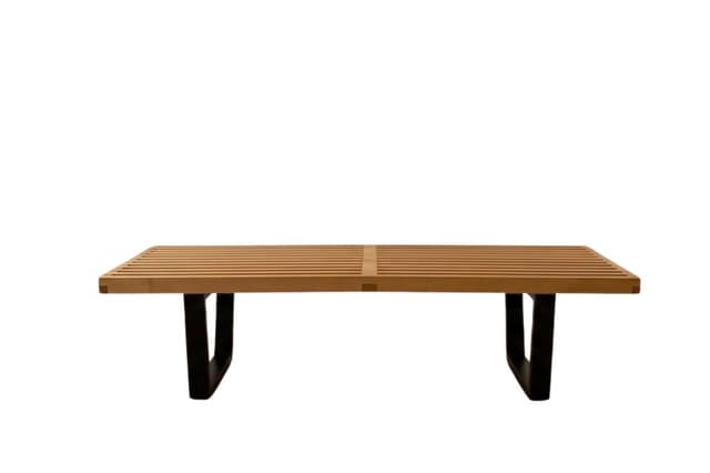 Ławka wg. proj. G. Nelson, buk - WYMIARY