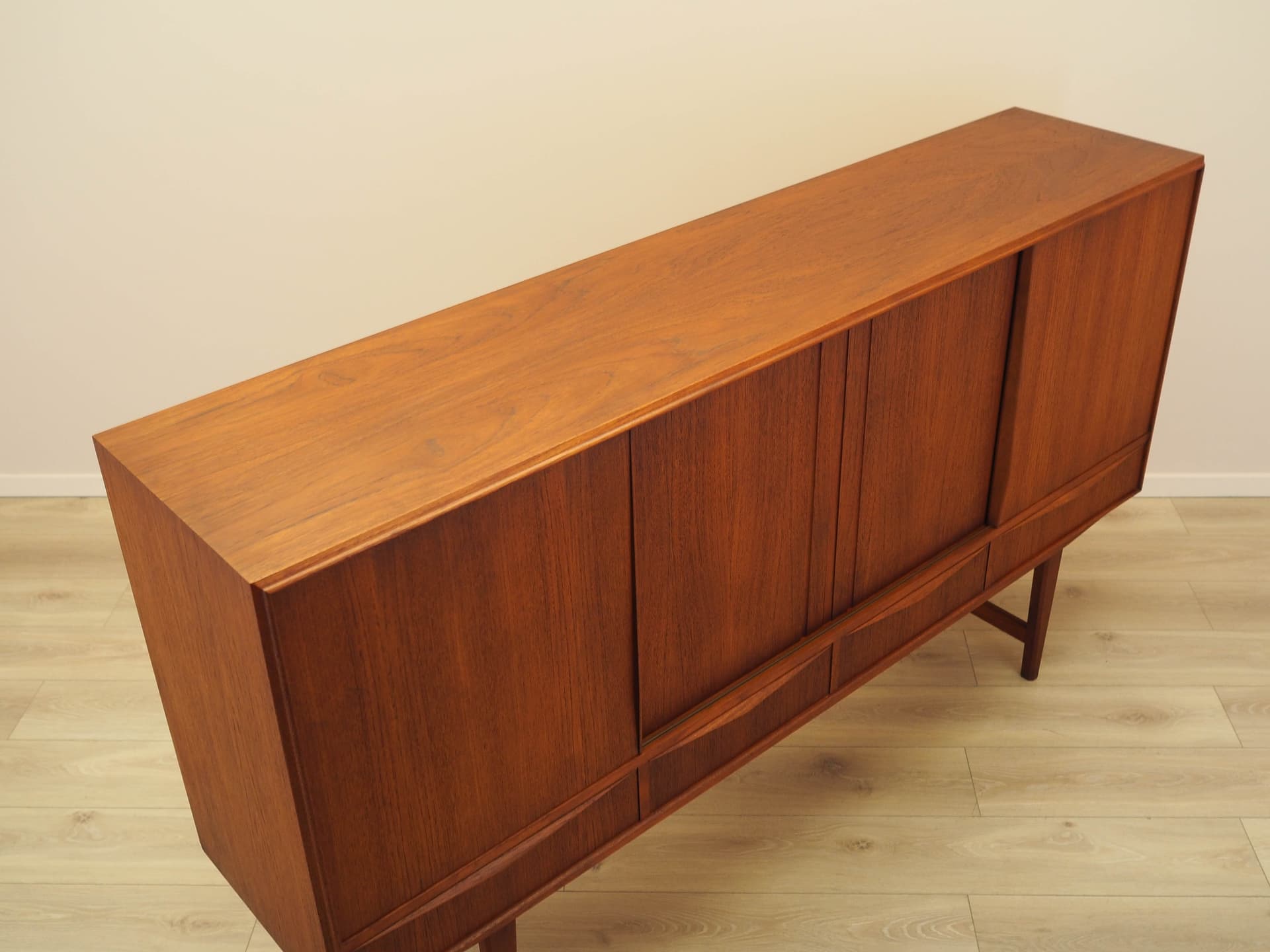 Highboard, tek brązowy, proj. E.W. Bach, Dania, lata 60. - 292465