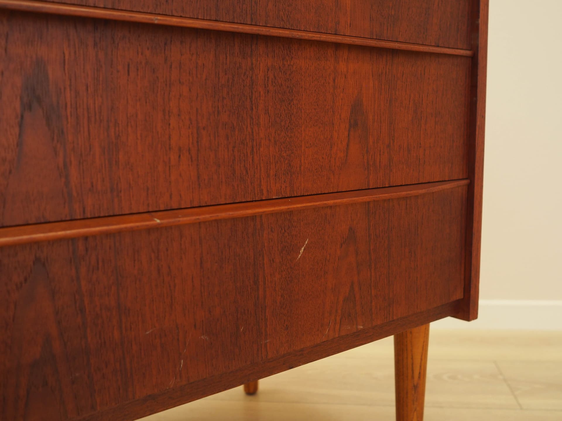 Secretary desk, brown, teak, Denmark, 1970s. - 292487