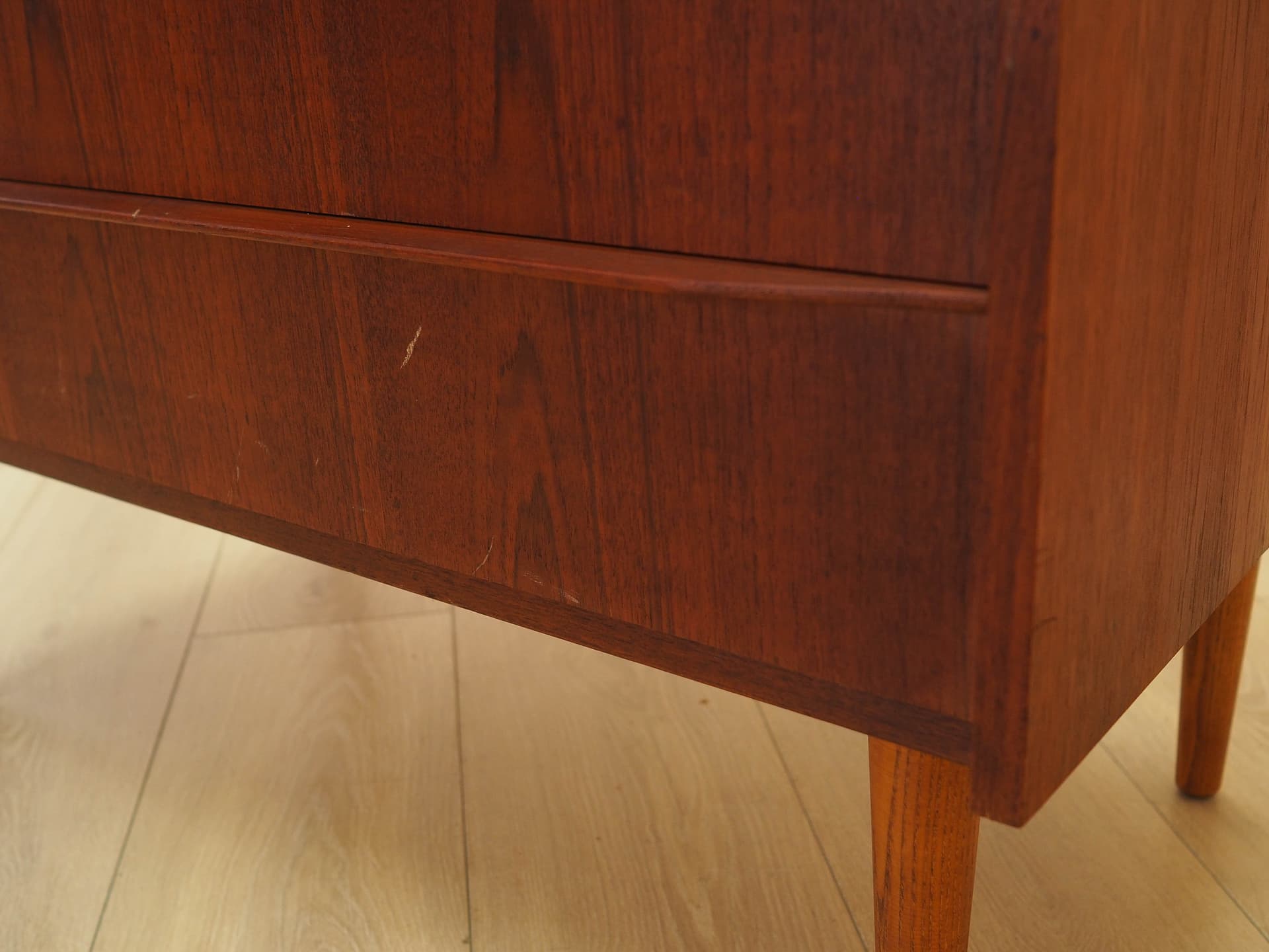 Secretary desk, brown, teak, Denmark, 1970s. - 292486