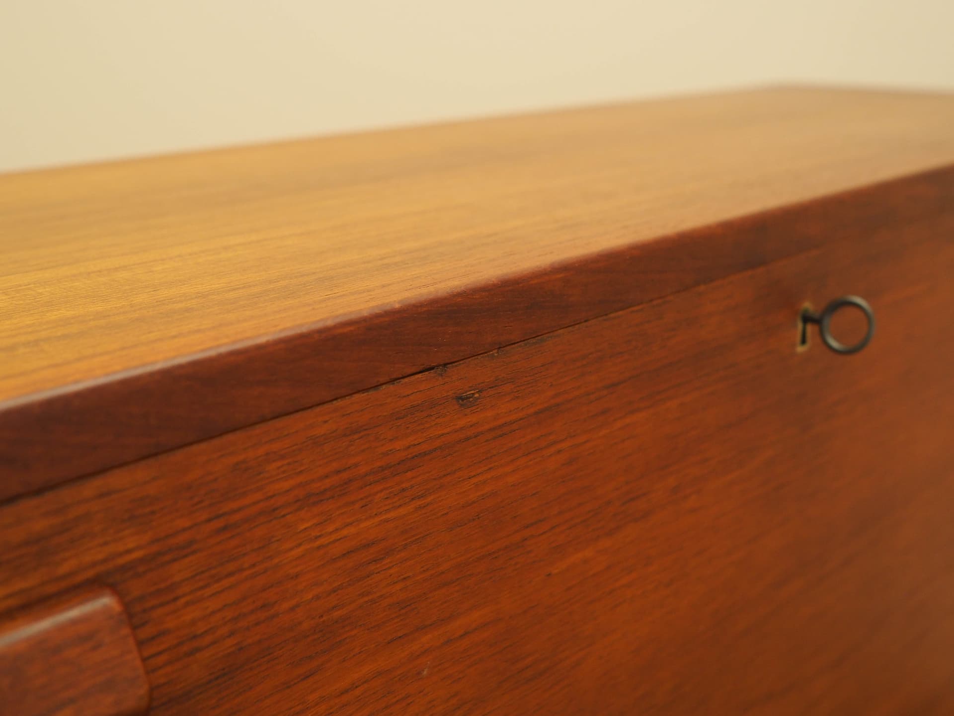 Secretary Desk, brown teak, by B. Mogensen, Denmark, 1960s. - 292511