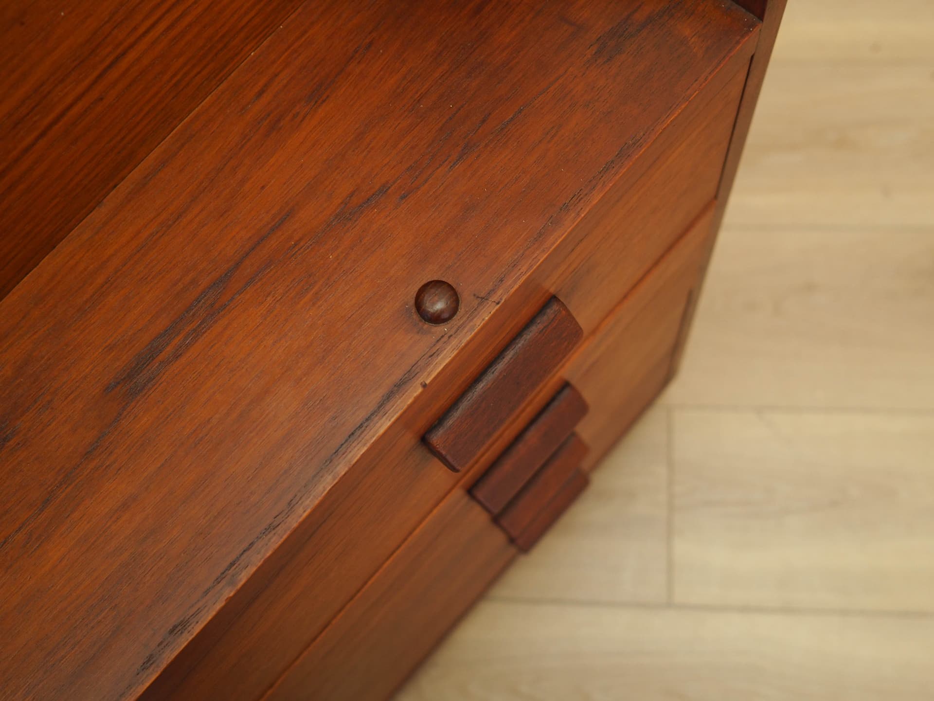 Secretary Desk, brown teak, by B. Mogensen, Denmark, 1960s. - 292514
