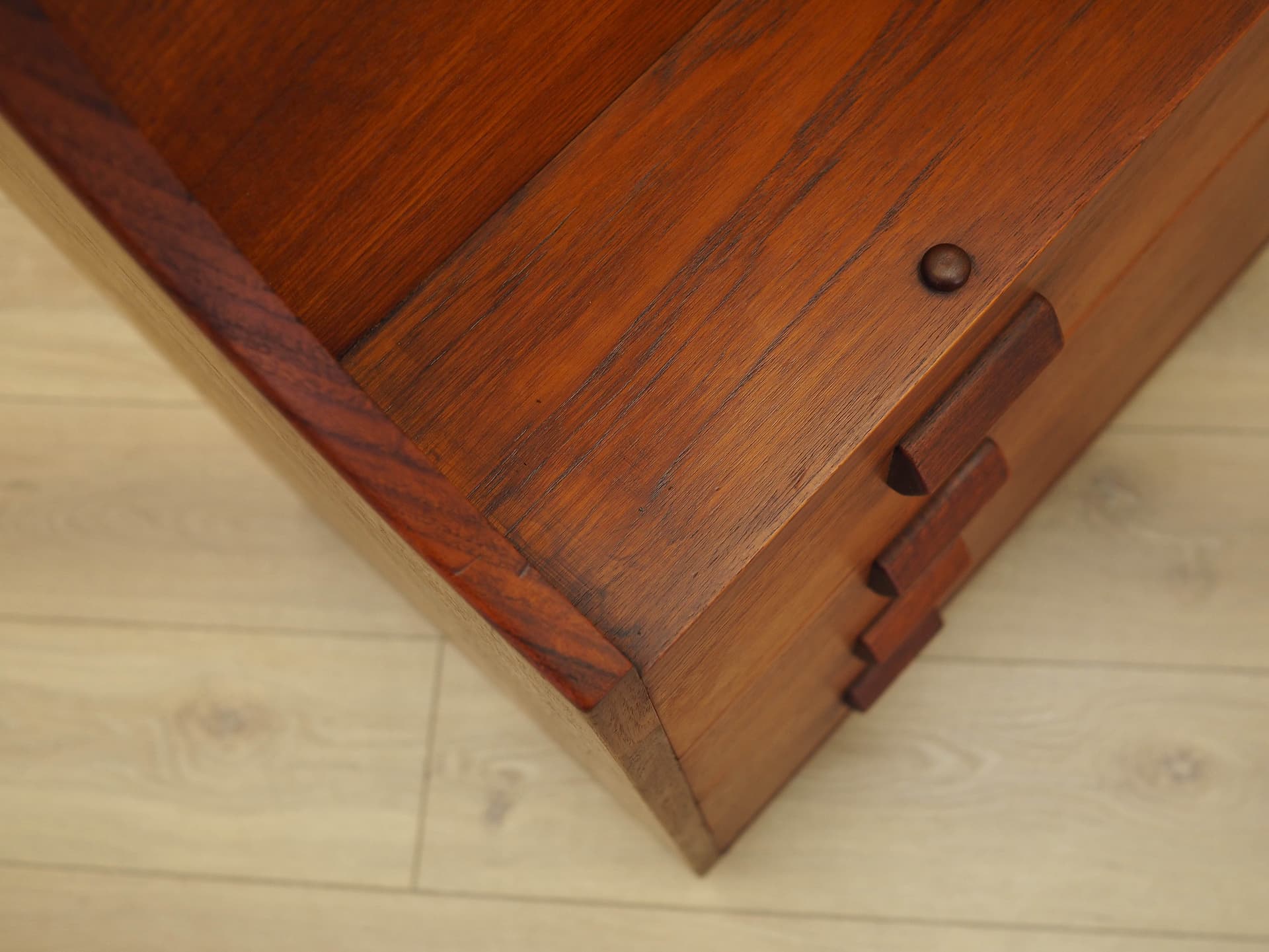 Secretary Desk, brown teak, by B. Mogensen, Denmark, 1960s. - 292512