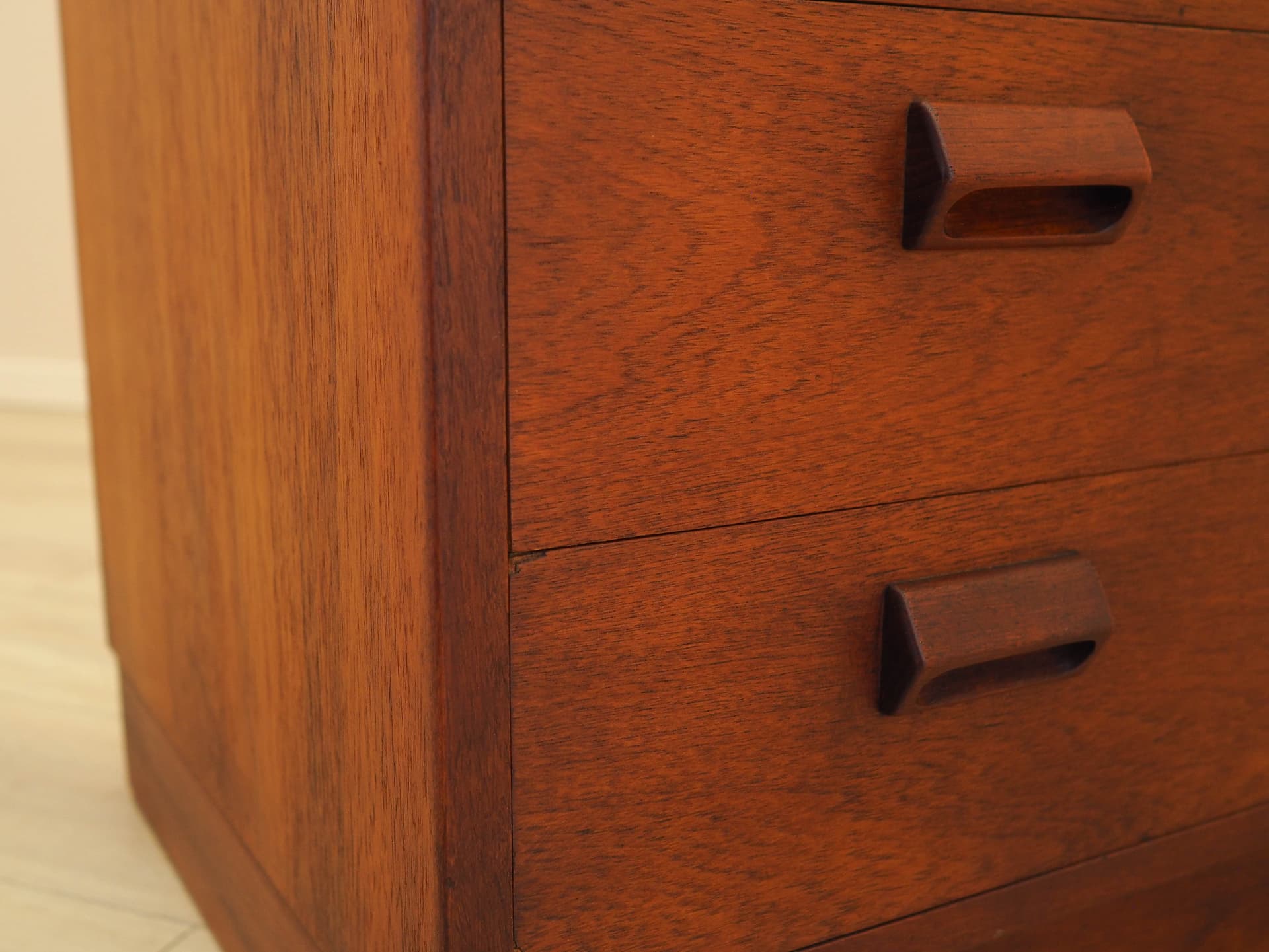 Secretary Desk, brown teak, by B. Mogensen, Denmark, 1960s. - 292517