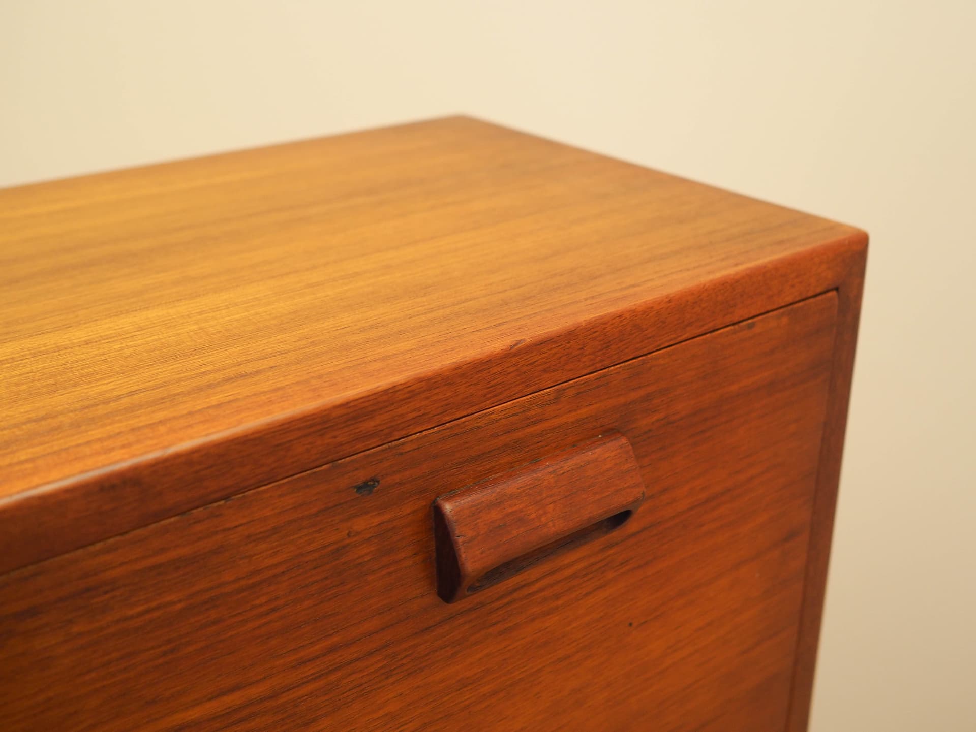 Secretary Desk, brown teak, by B. Mogensen, Denmark, 1960s. - 292510