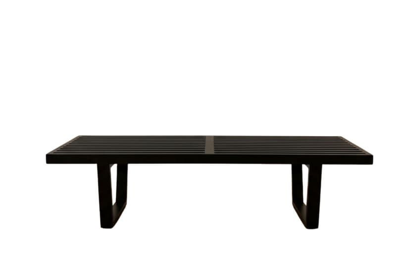 Ławka wg. proj. G. Nelson, czarna, buk