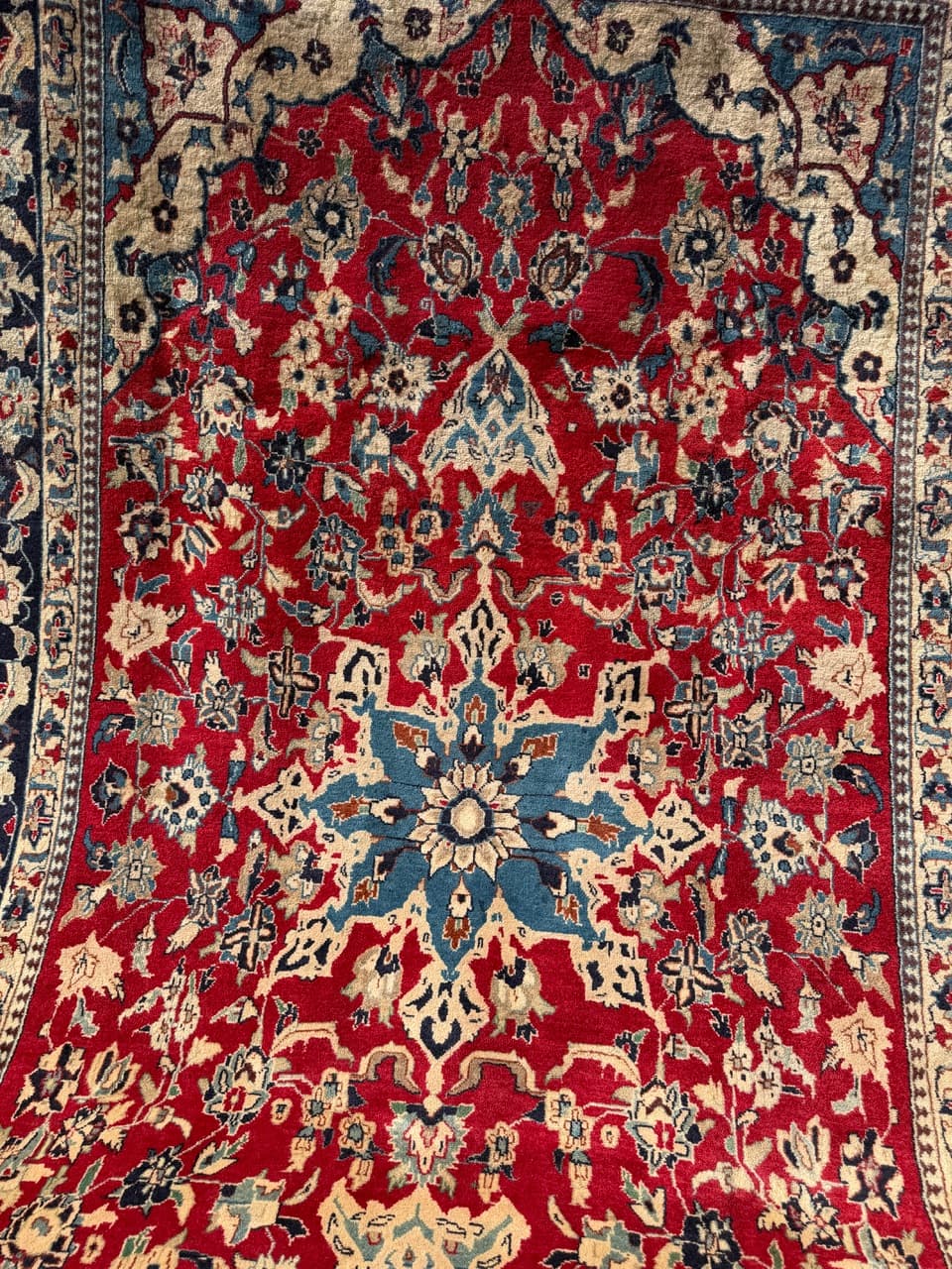 Dywan Keshan, czerwony, wełna, Iran, 340x200 cm - 292597