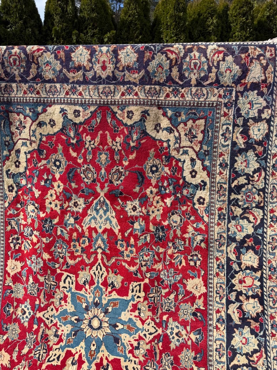 Dywan Keshan, czerwony, wełna, Iran, 340x200 cm - 292591