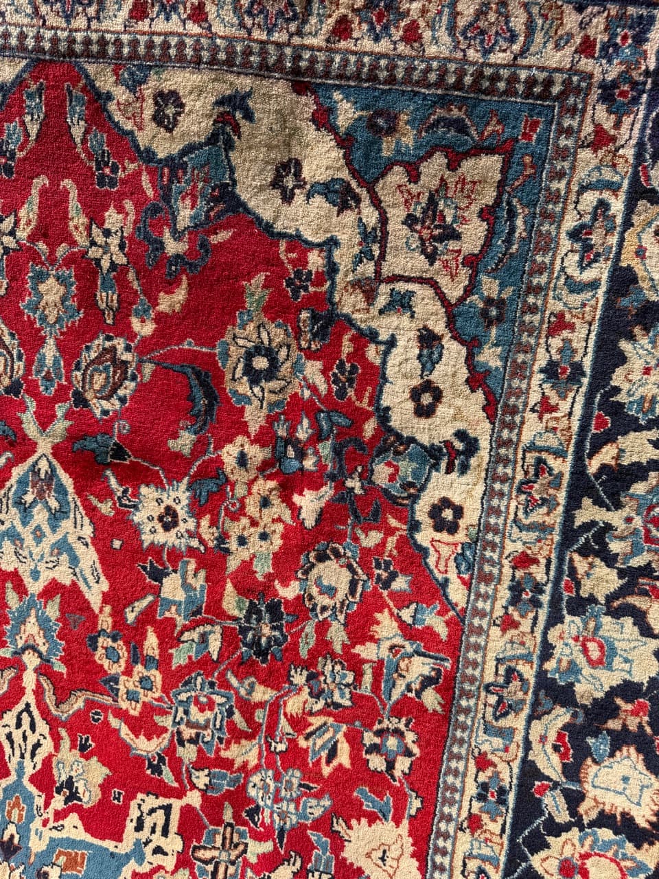 Dywan Keshan, czerwony, wełna, Iran, 340x200 cm - 292595