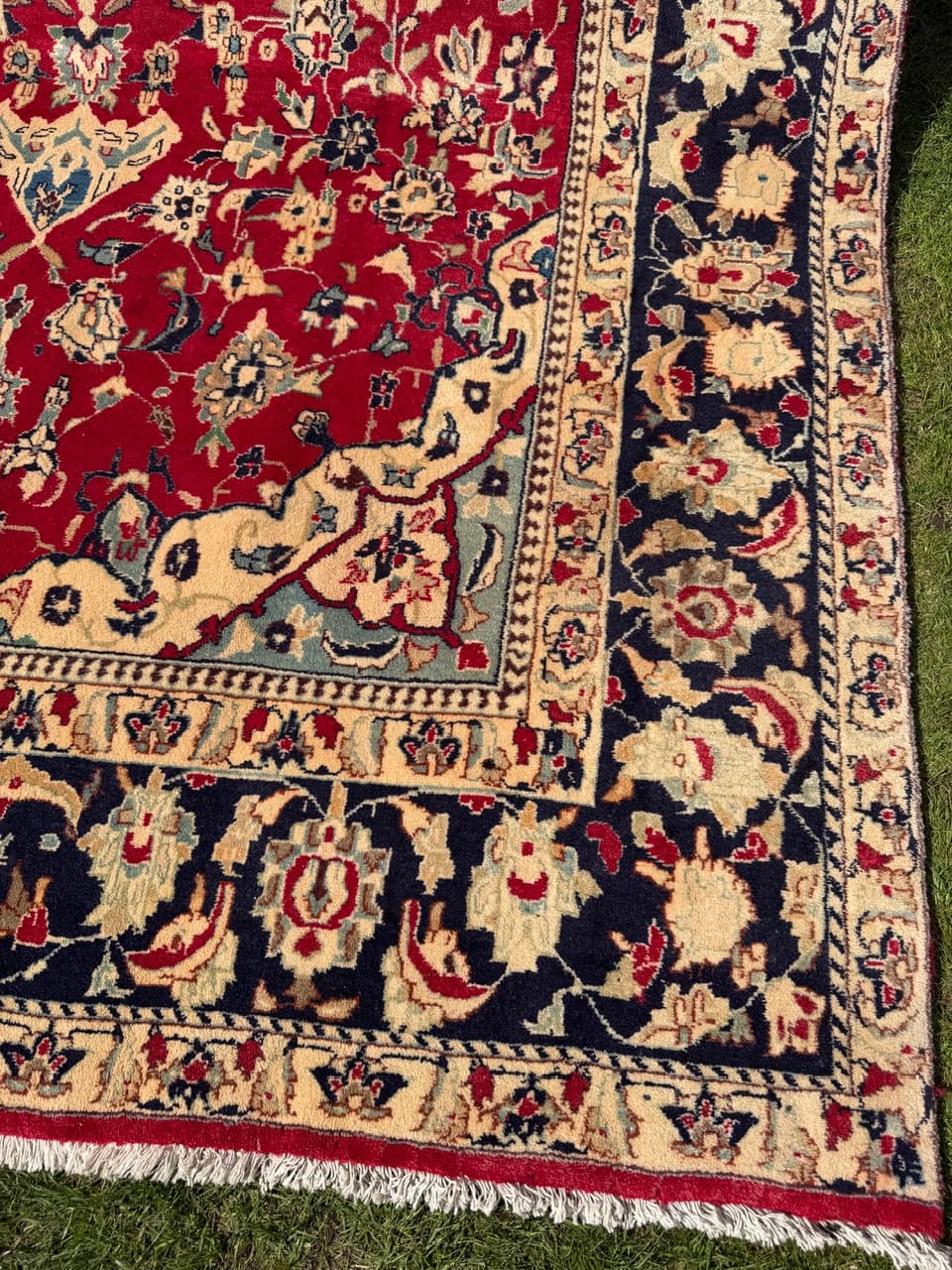 Dywan Keshan, czerwony, wełna, Iran, 340x200 cm - 292590