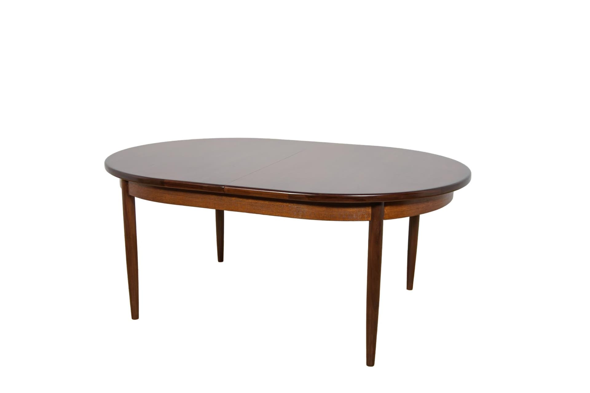 Stół rozkładany owalny, teak brązowy, G-Plan, Wielka Brytania, lata 60.