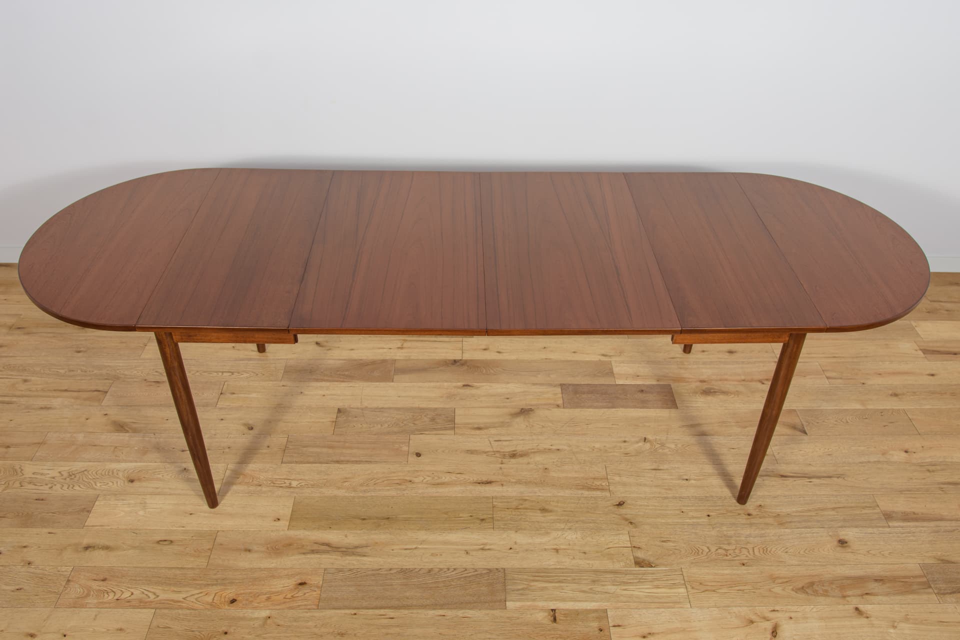 Stół rozkładany, teak brązowy, Dania, lata 60. - 292621