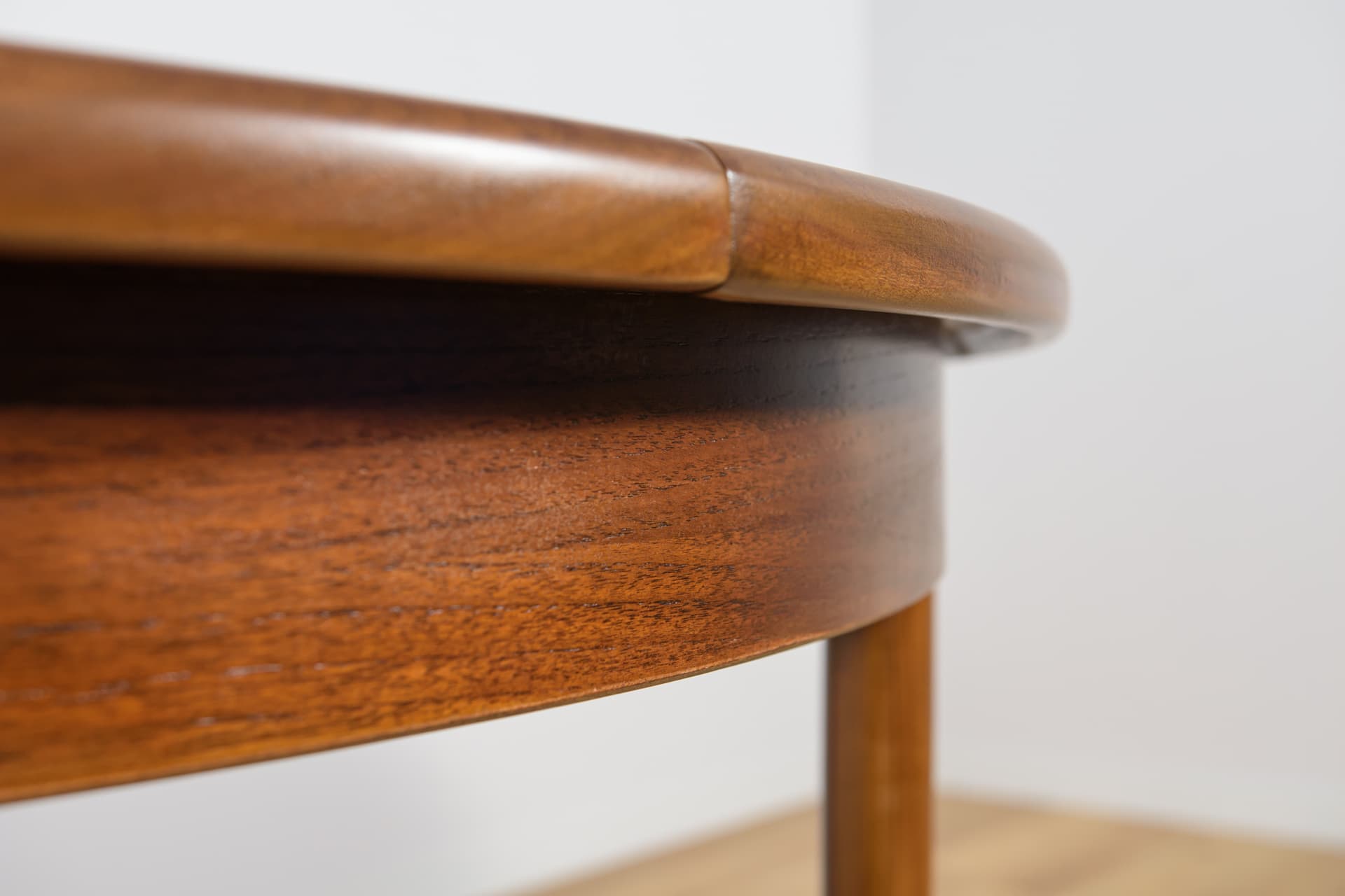 Stół okrągły rozkładany, teak brązowy, G-Plan, Wielka Brytania, lata 60. - 292662