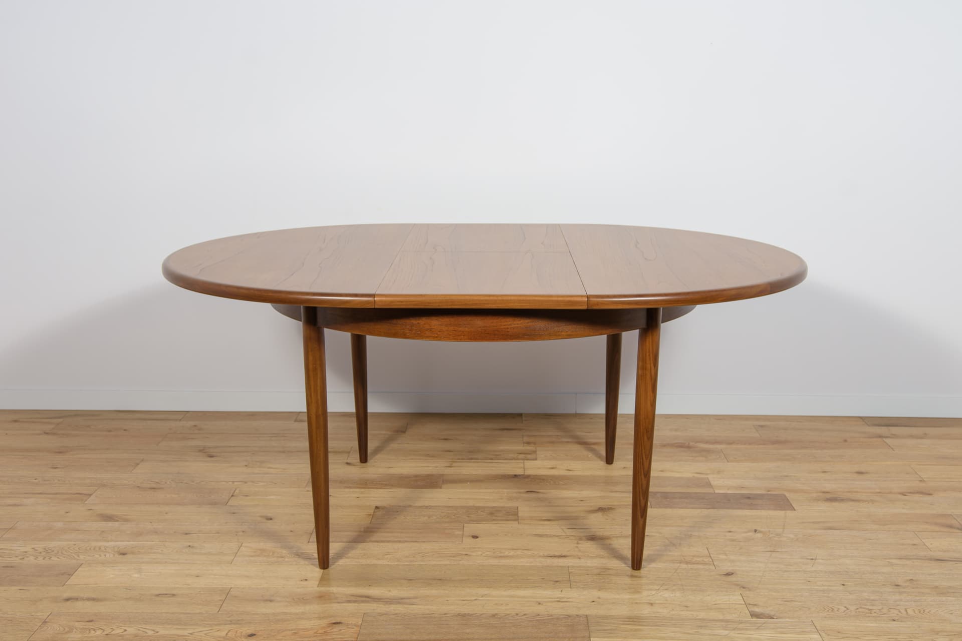 Stół okrągły rozkładany, teak brązowy, G-Plan, Wielka Brytania, lata 60. - 292658