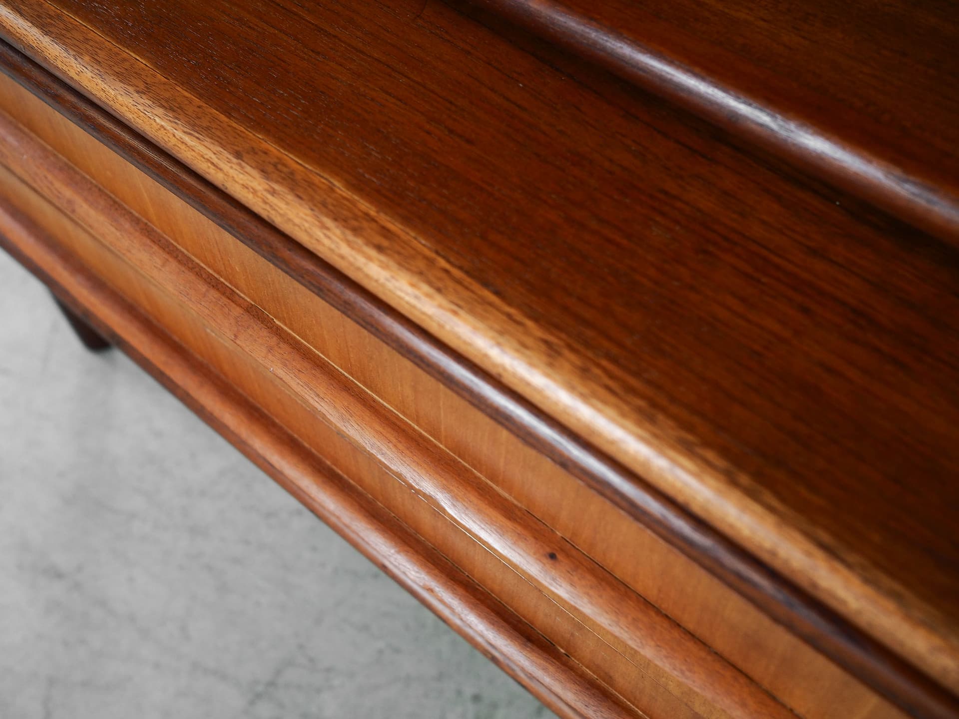 Children's secretary desk, brown, teak, Denmark, 1970s. - 292693