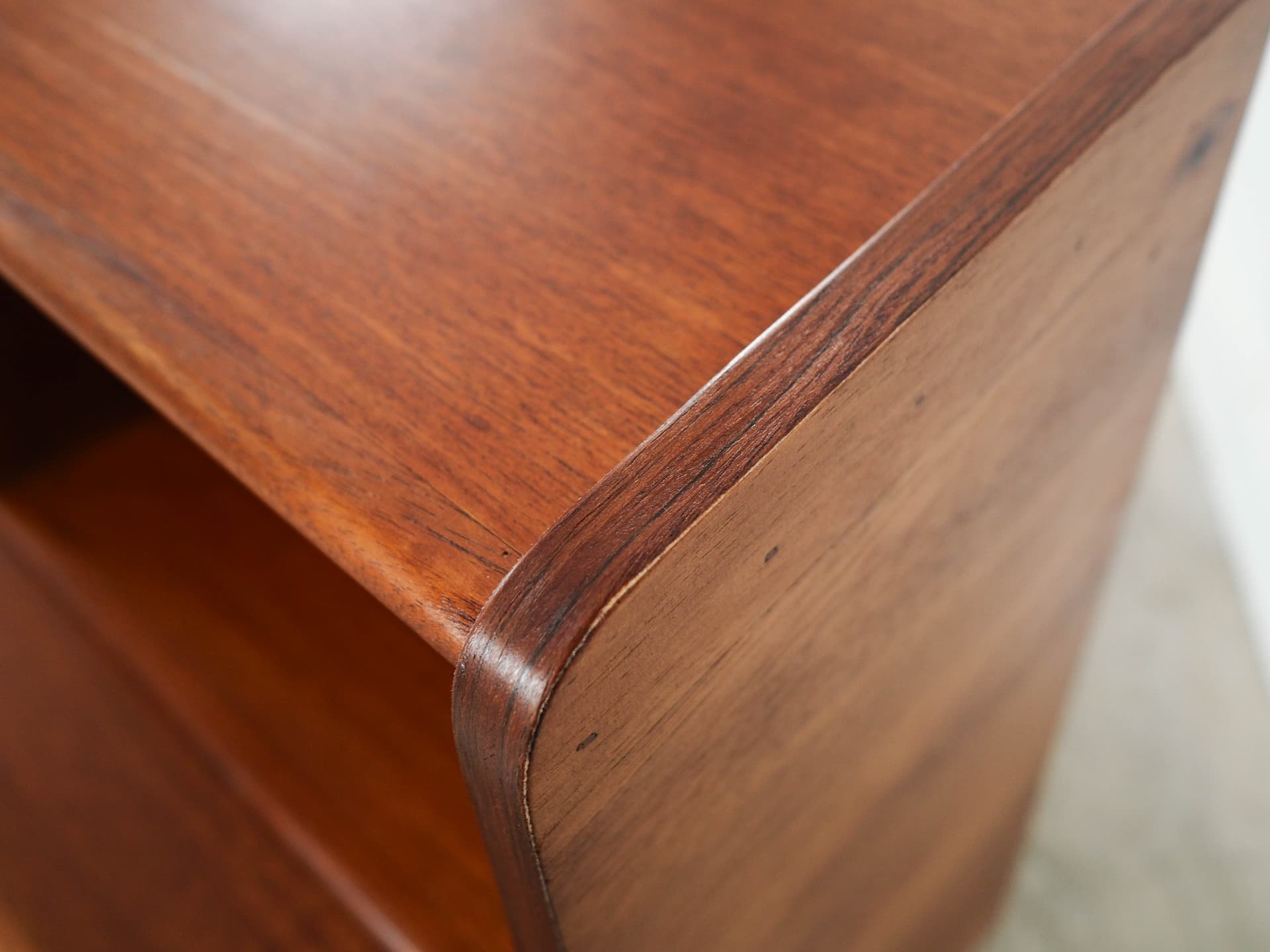 Children's secretary desk, brown, teak, Denmark, 1970s. - 292694