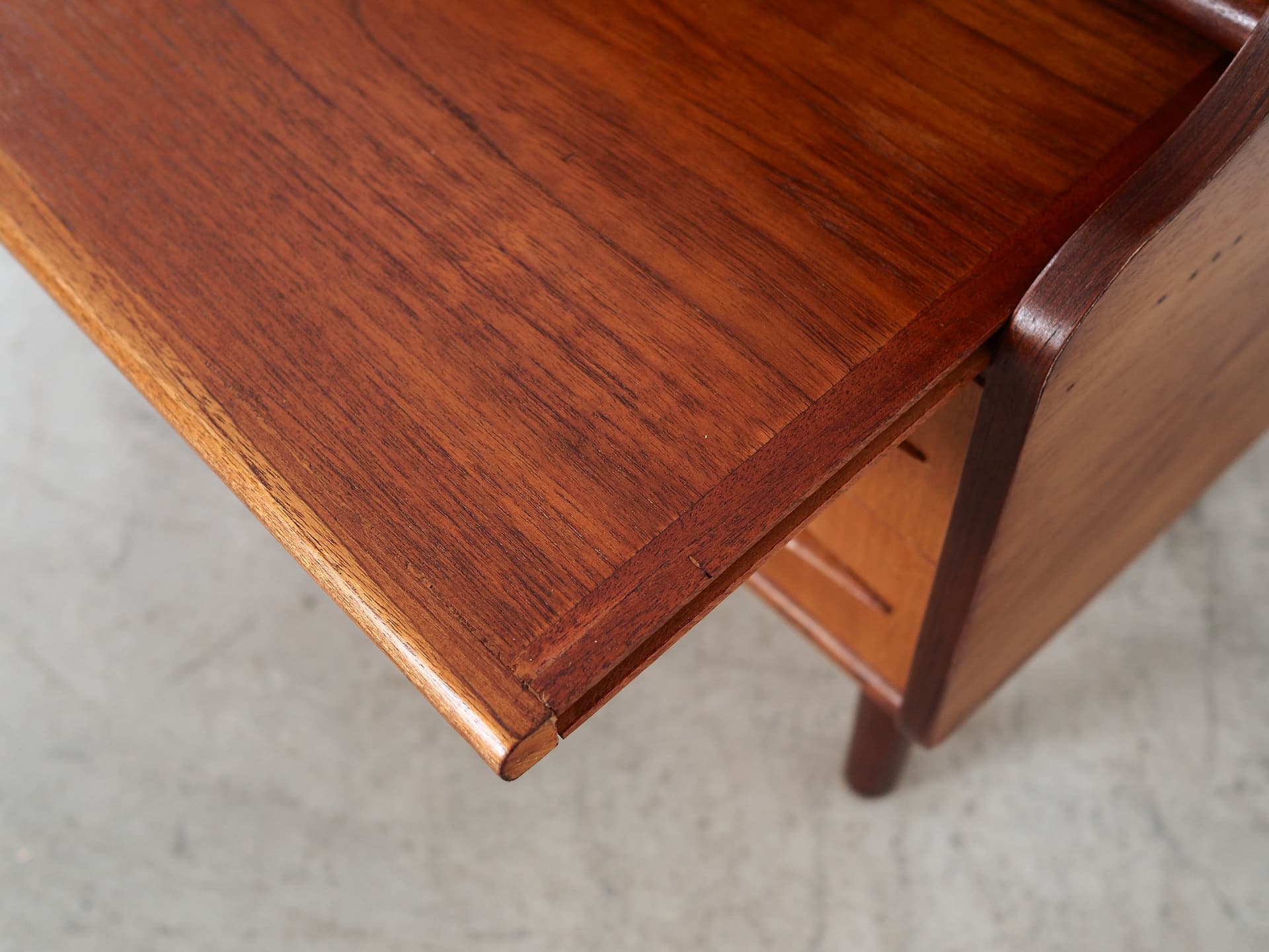 Children's secretary desk, brown, teak, Denmark, 1970s. - 292696