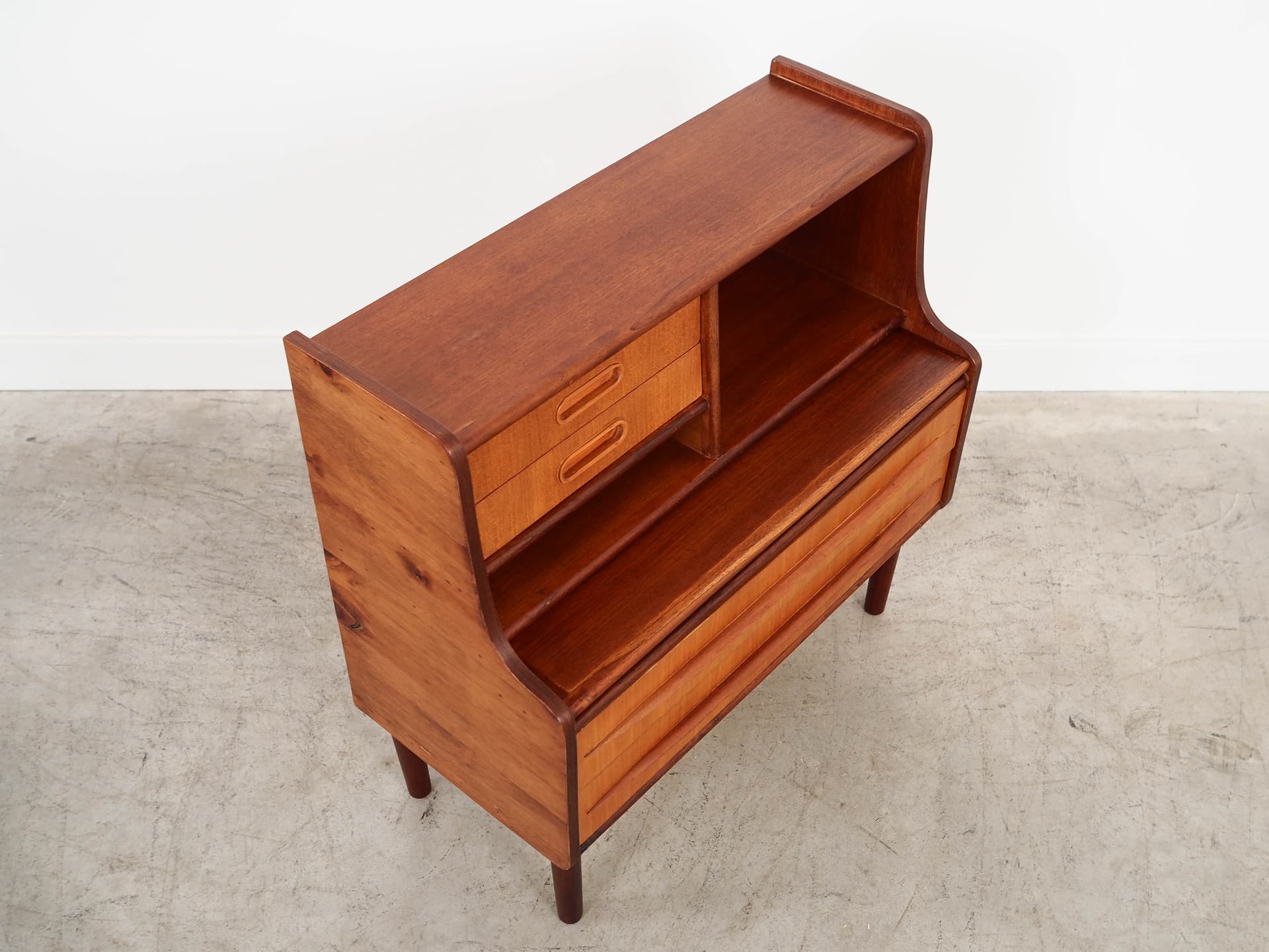 Children's secretary desk, brown, teak, Denmark, 1970s. - 292687