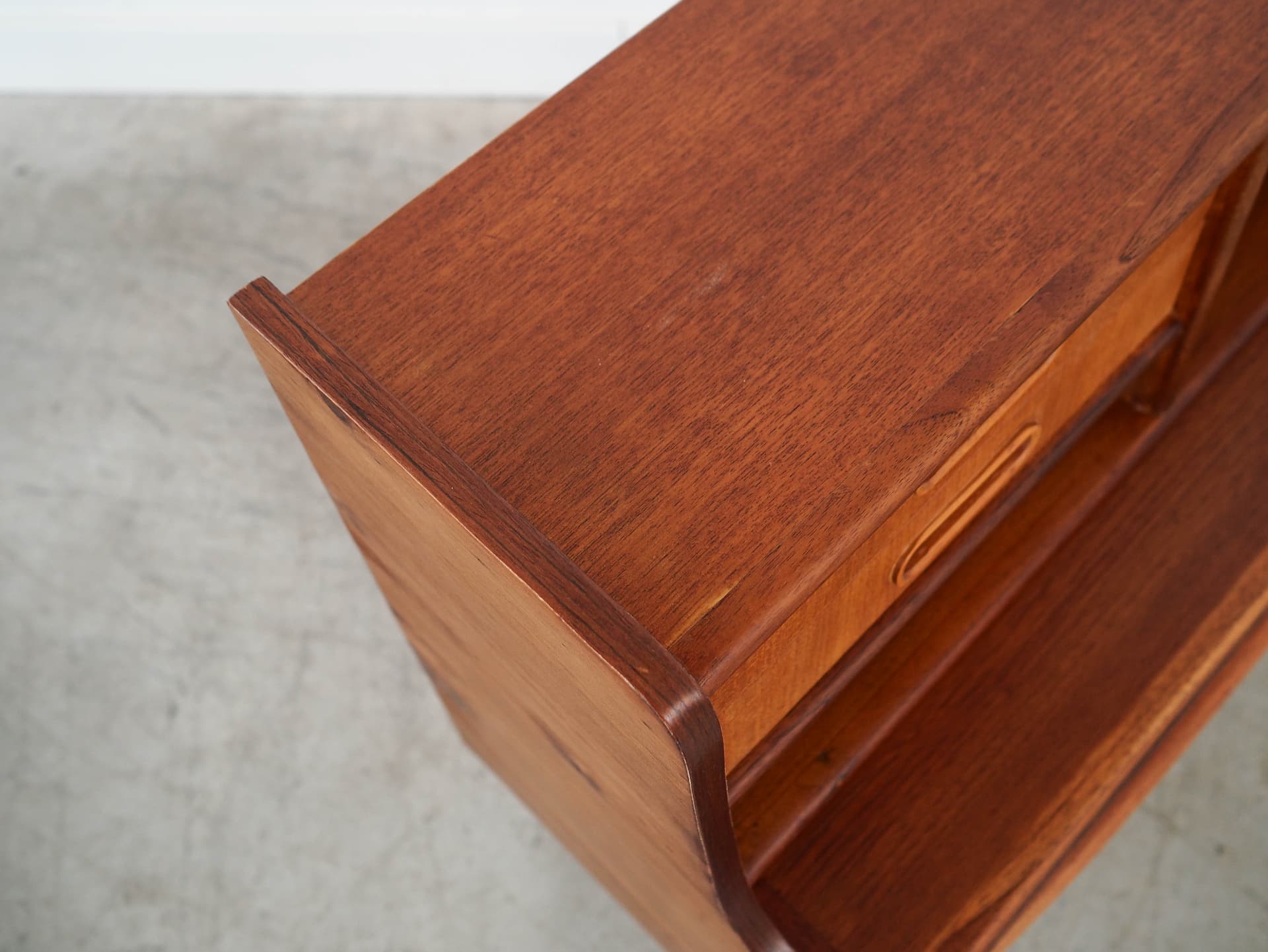 Children's secretary desk, brown, teak, Denmark, 1970s. - 292688