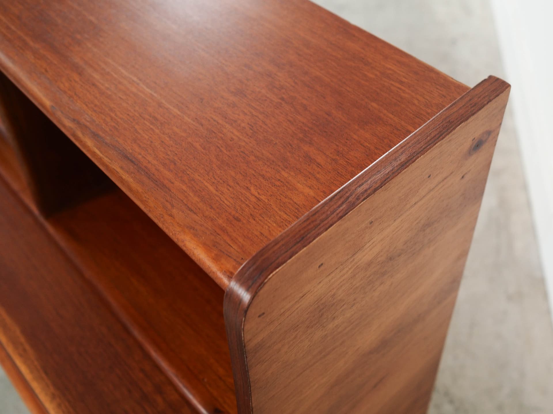 Children's secretary desk, brown, teak, Denmark, 1970s. - 292690