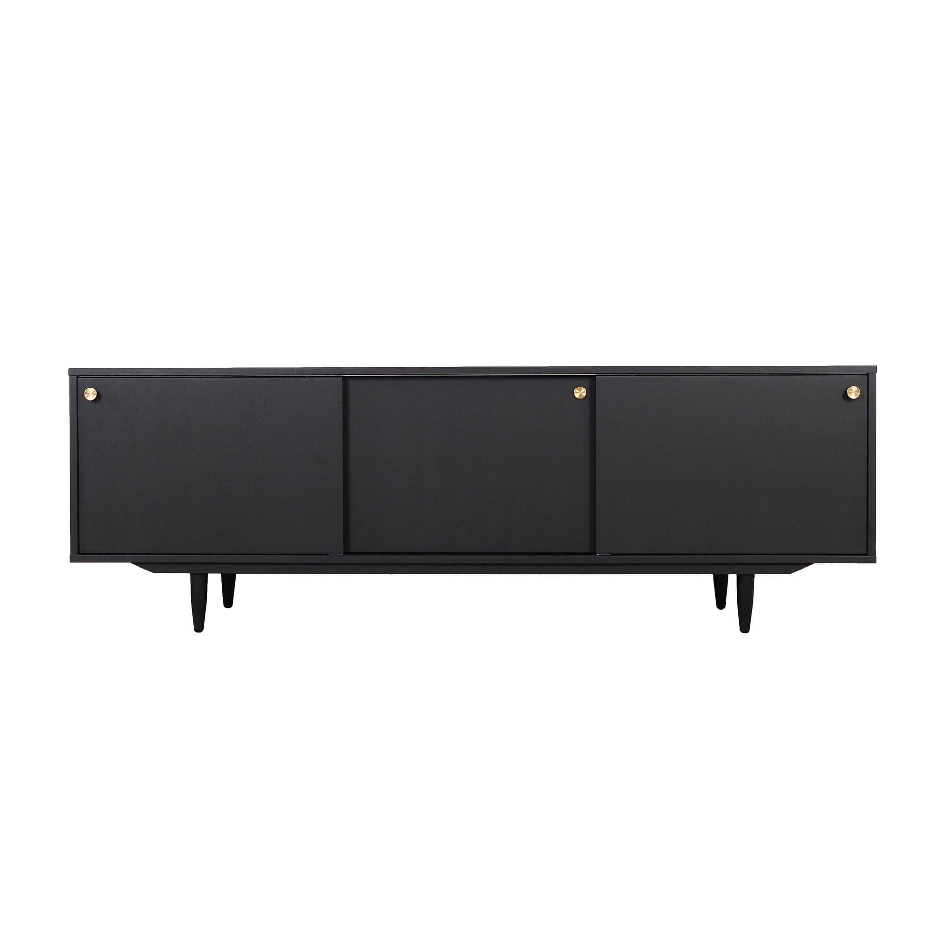 Sideboard, dąb czarny, lata 60.