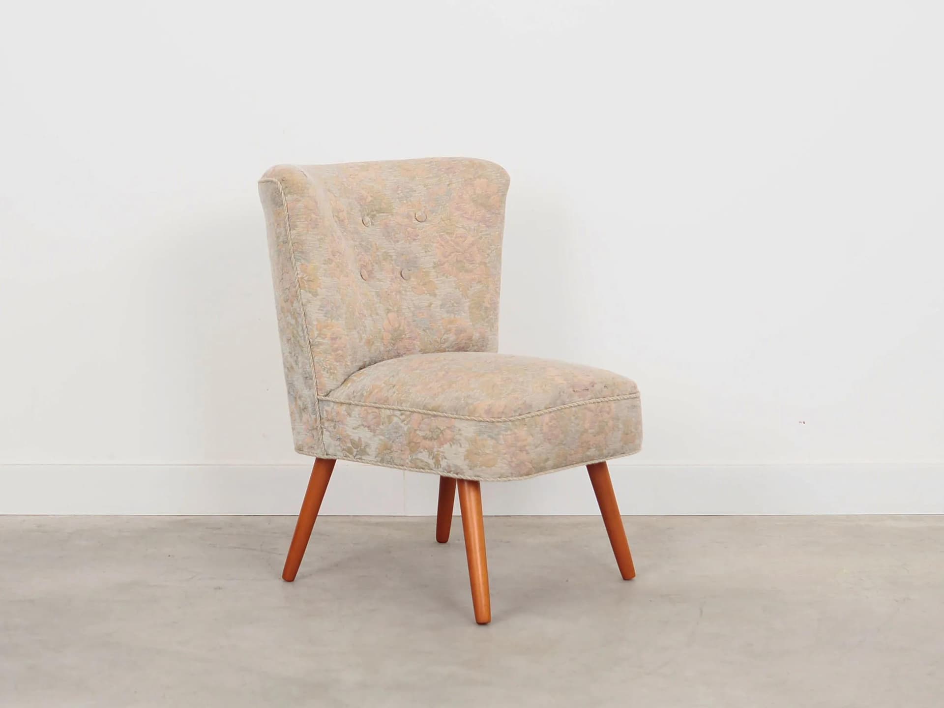 Set of Armchairs, Multicolor Jacquard, Beech, Denmark, 1970s - 21685