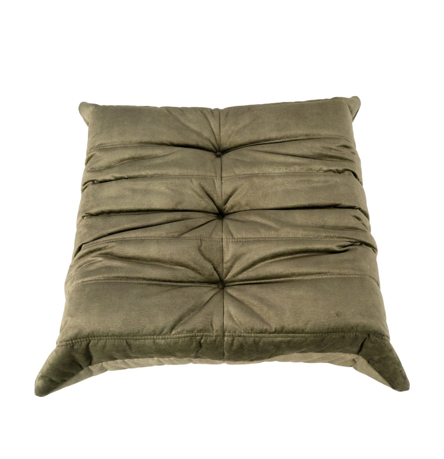 Podnóżek Togo, wave velvet olive