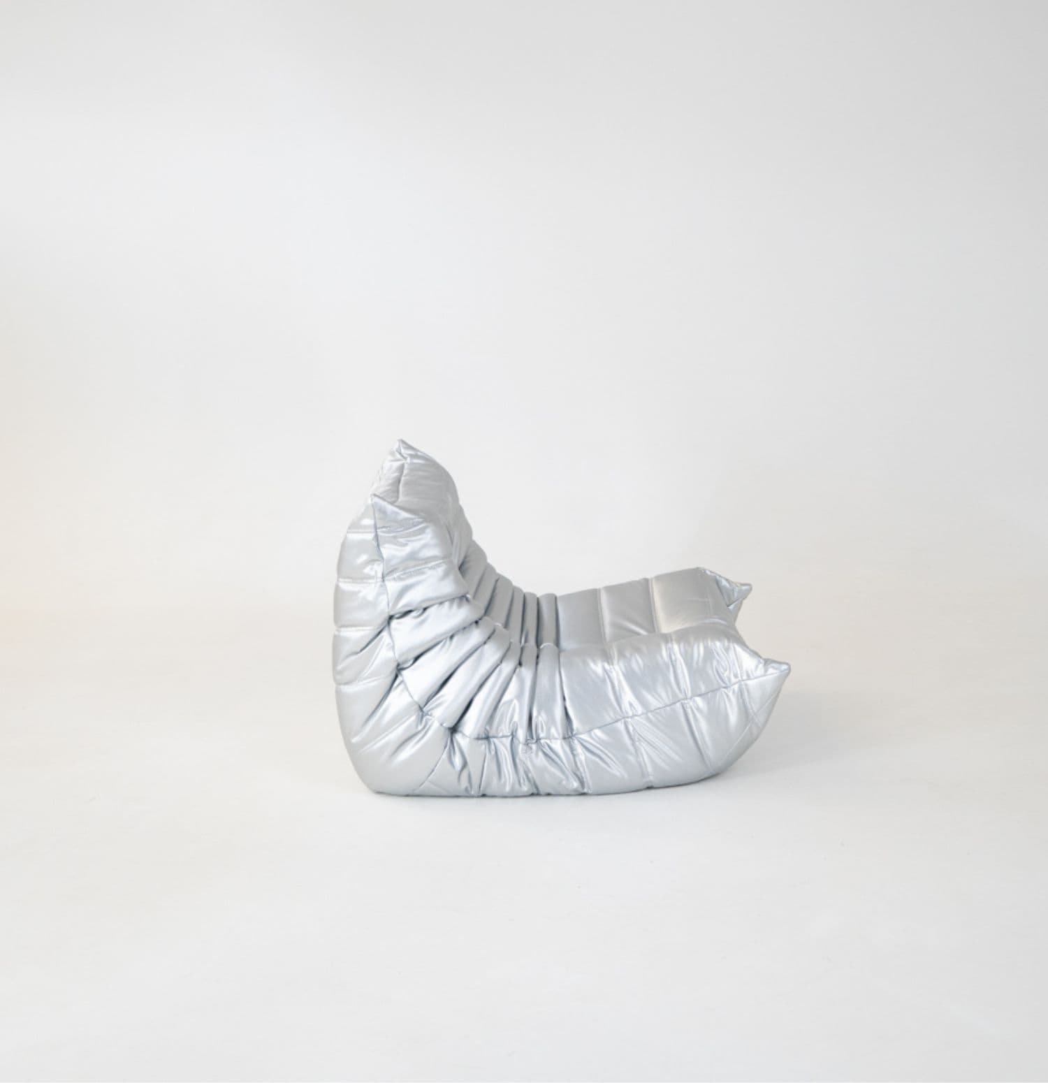 Fotel wypoczynkowy Togo z podnóżkiem, space grey - 292977