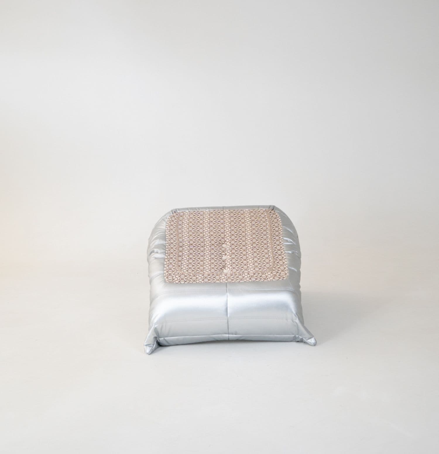 Fotel wypoczynkowy Togo z podnóżkiem, space grey - 292979