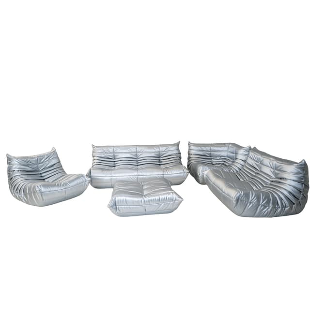 Zestaw wypoczynkowy Togo 5 części, space grey - WYMIARY