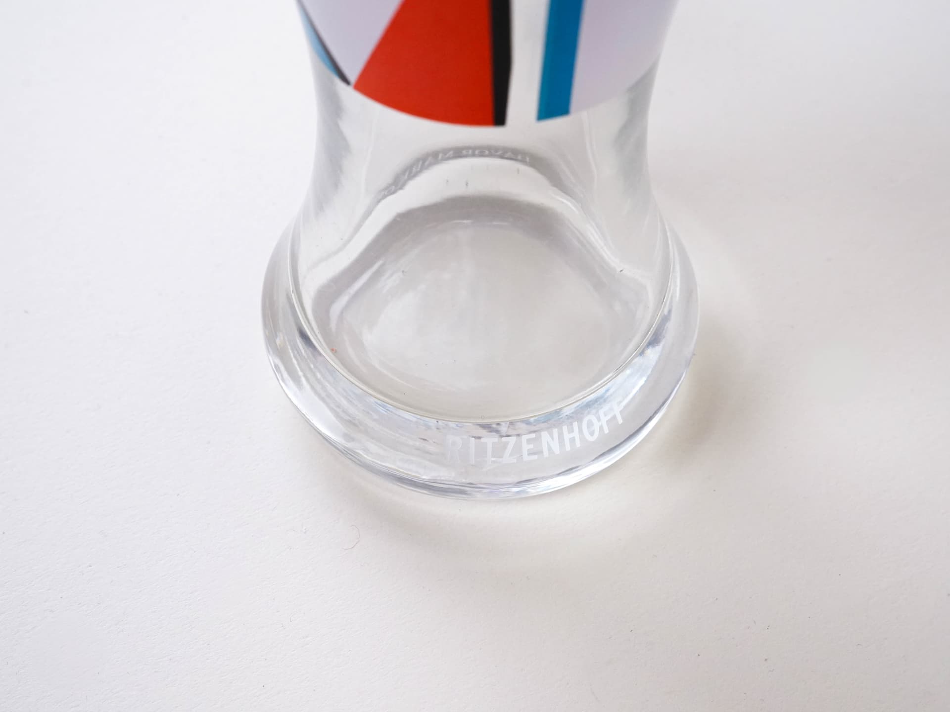 Komplet szklanek kolekcjonerskich, szkło transparentne, proj. M. Vrolijk, Ritzenhoff und Breker, Niemcy, lata 90. - 293193